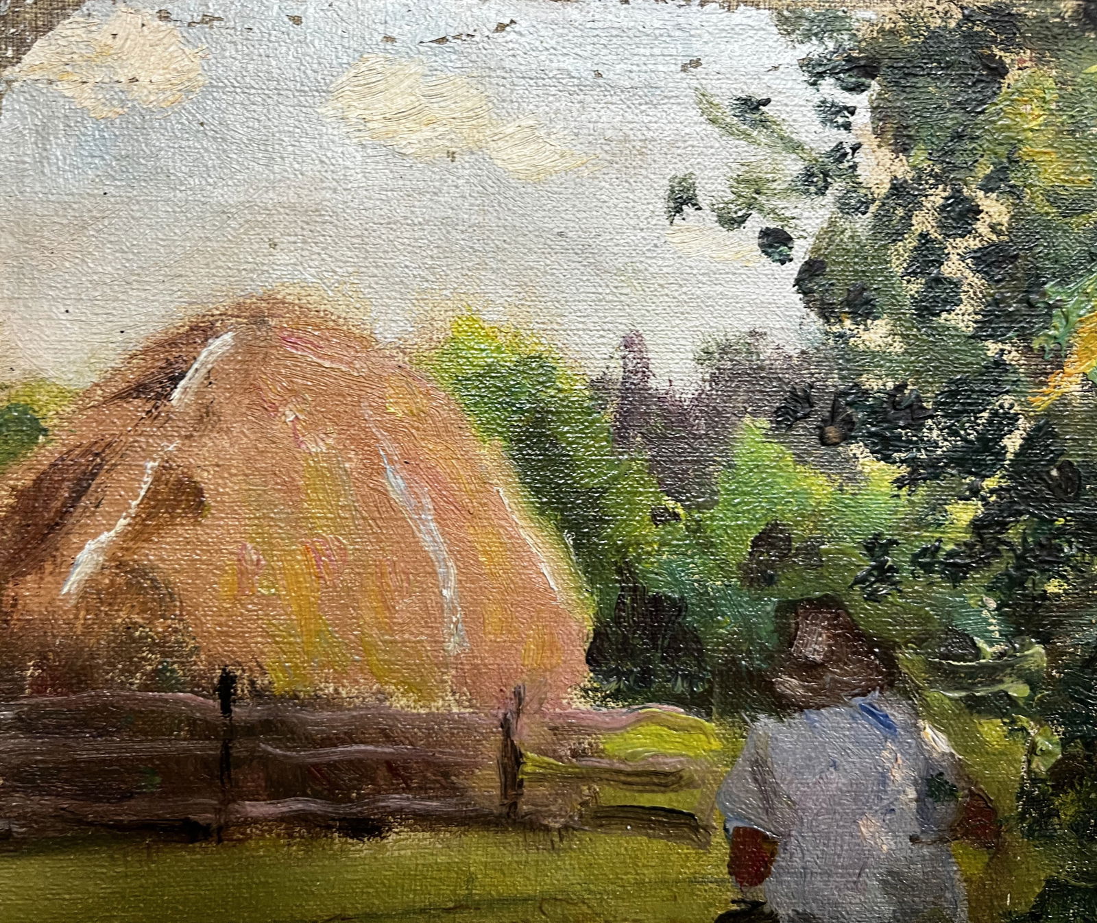 Oil painting Summer afternoon Krikhatsky - 3