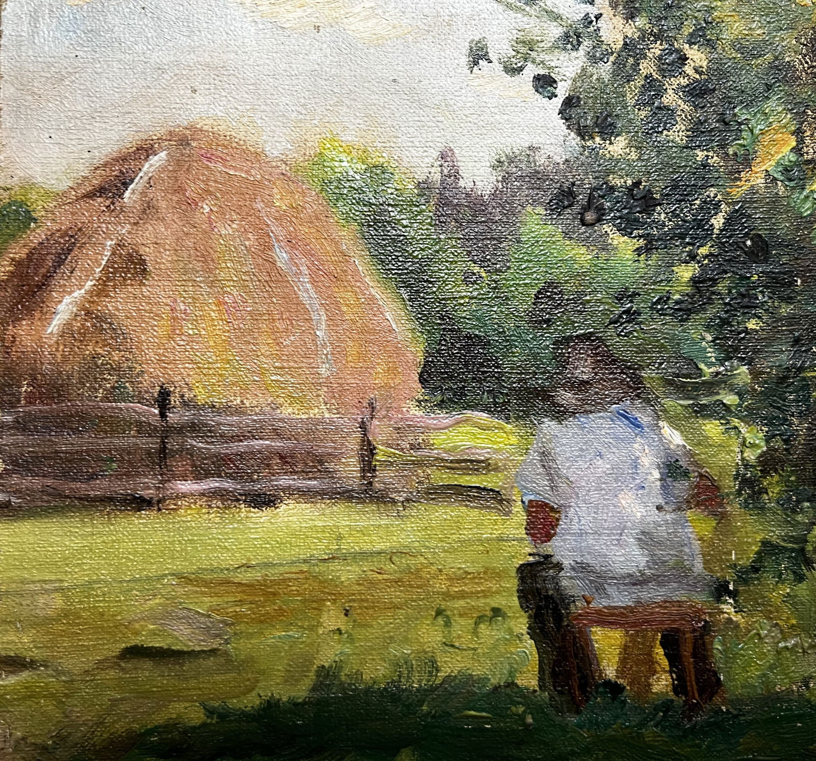 Oil painting Summer afternoon Krikhatsky - 6