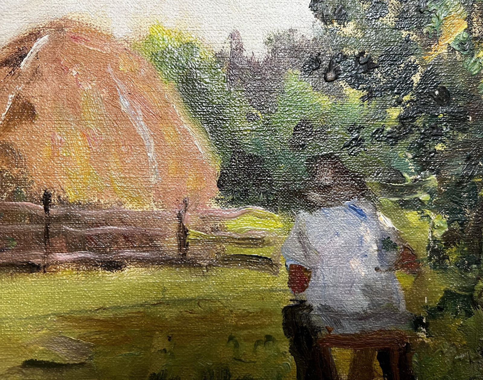 Oil painting Summer afternoon Krikhatsky - 7