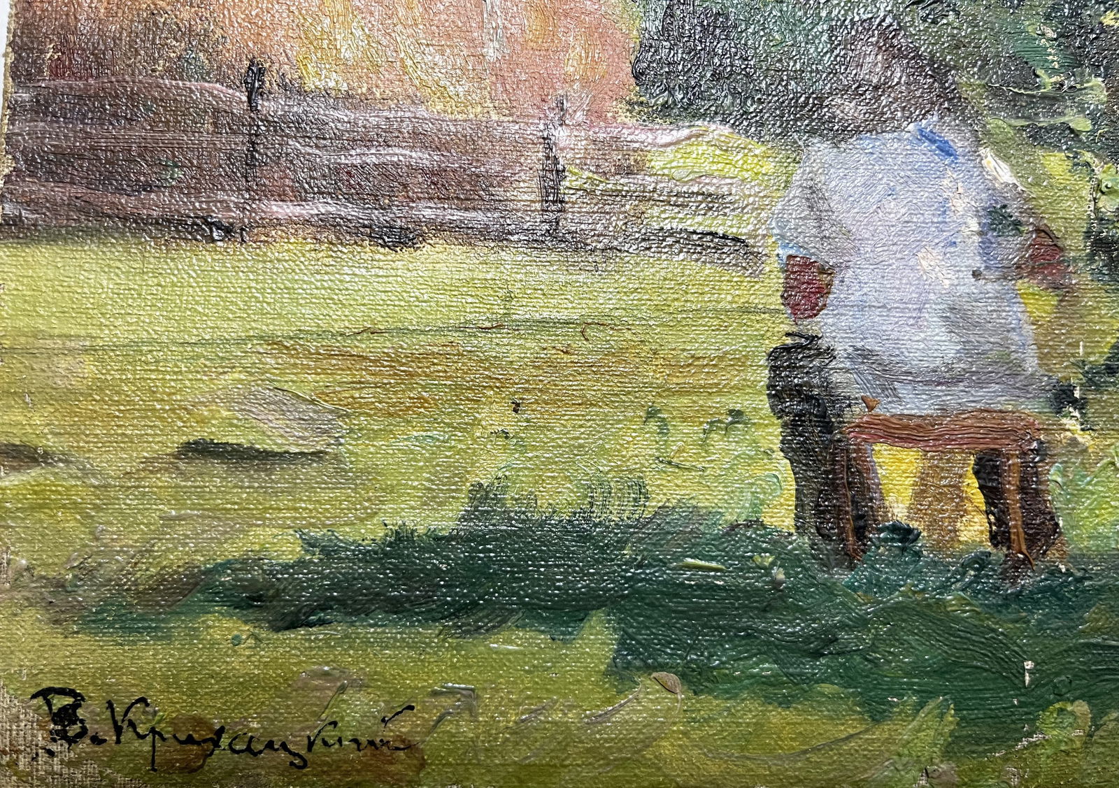 Oil painting Summer afternoon Krikhatsky - 8