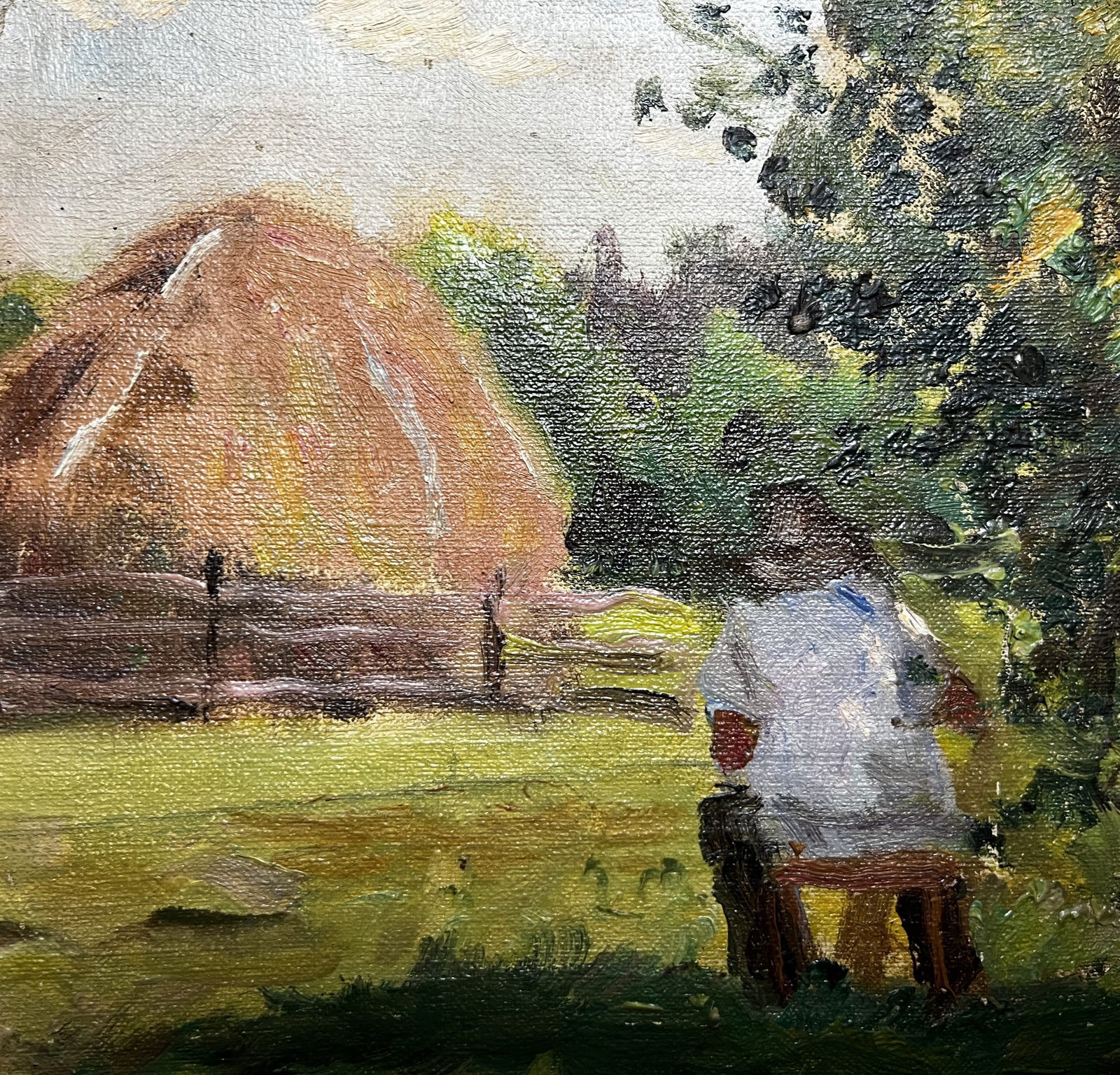 Oil painting Summer afternoon Krikhatsky - 9