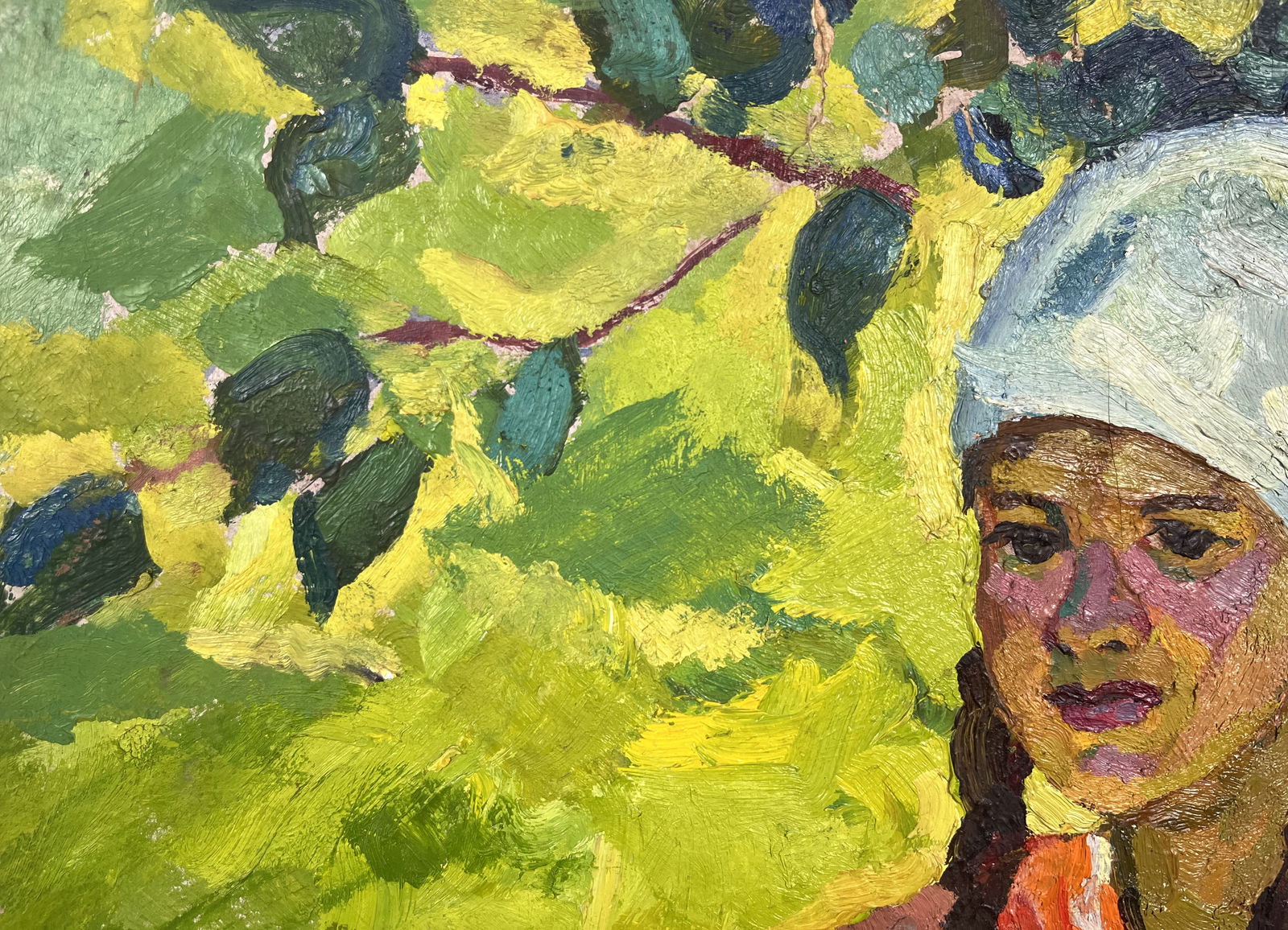 Oil painting Girl in the garden Kostenko - 3