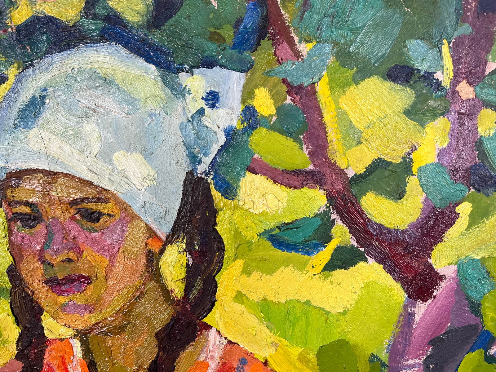 Oil painting Girl in the garden Kostenko - 4