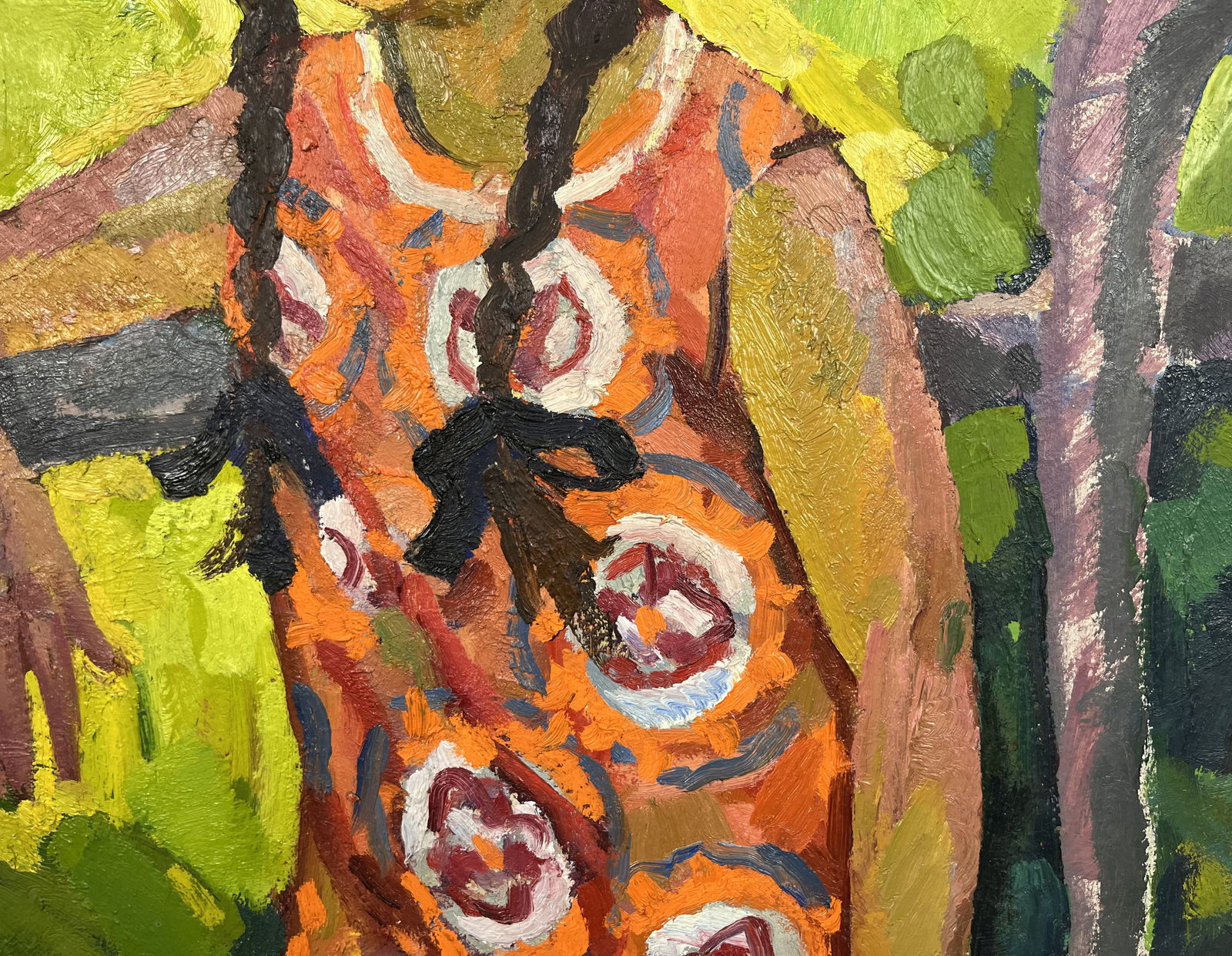 Oil painting Girl in the garden Kostenko - 6