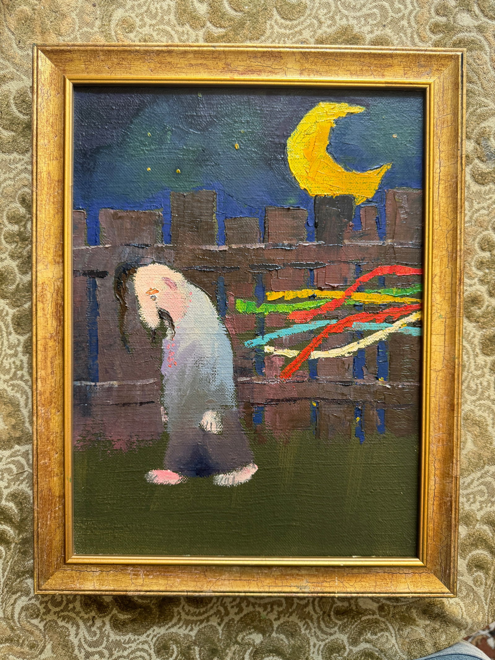 Oil painting with frame Virgo K. Leonid - 2