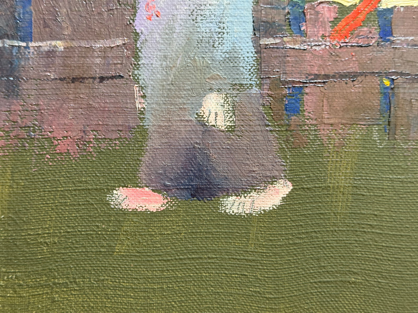 Oil painting with frame Virgo K. Leonid - 6