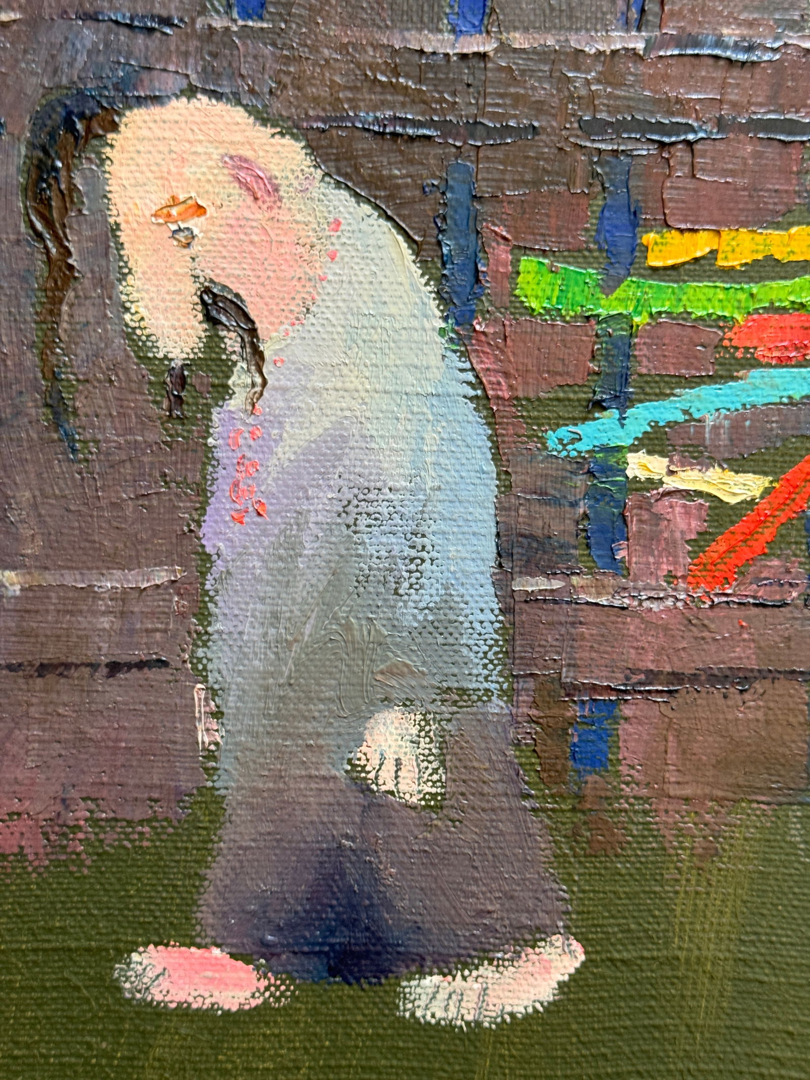 Oil painting with frame Virgo K. Leonid - 7