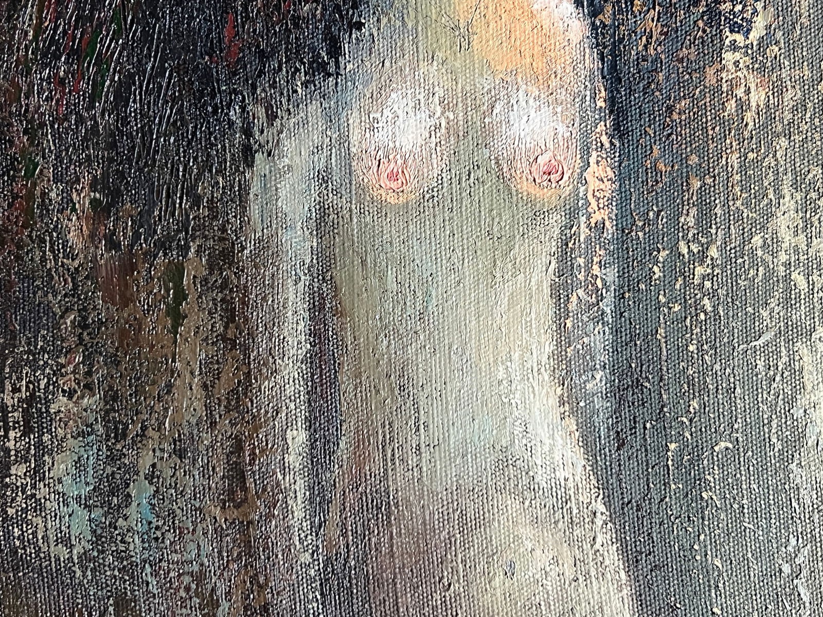 Oil painting with frame Figure K. Leonid - 6