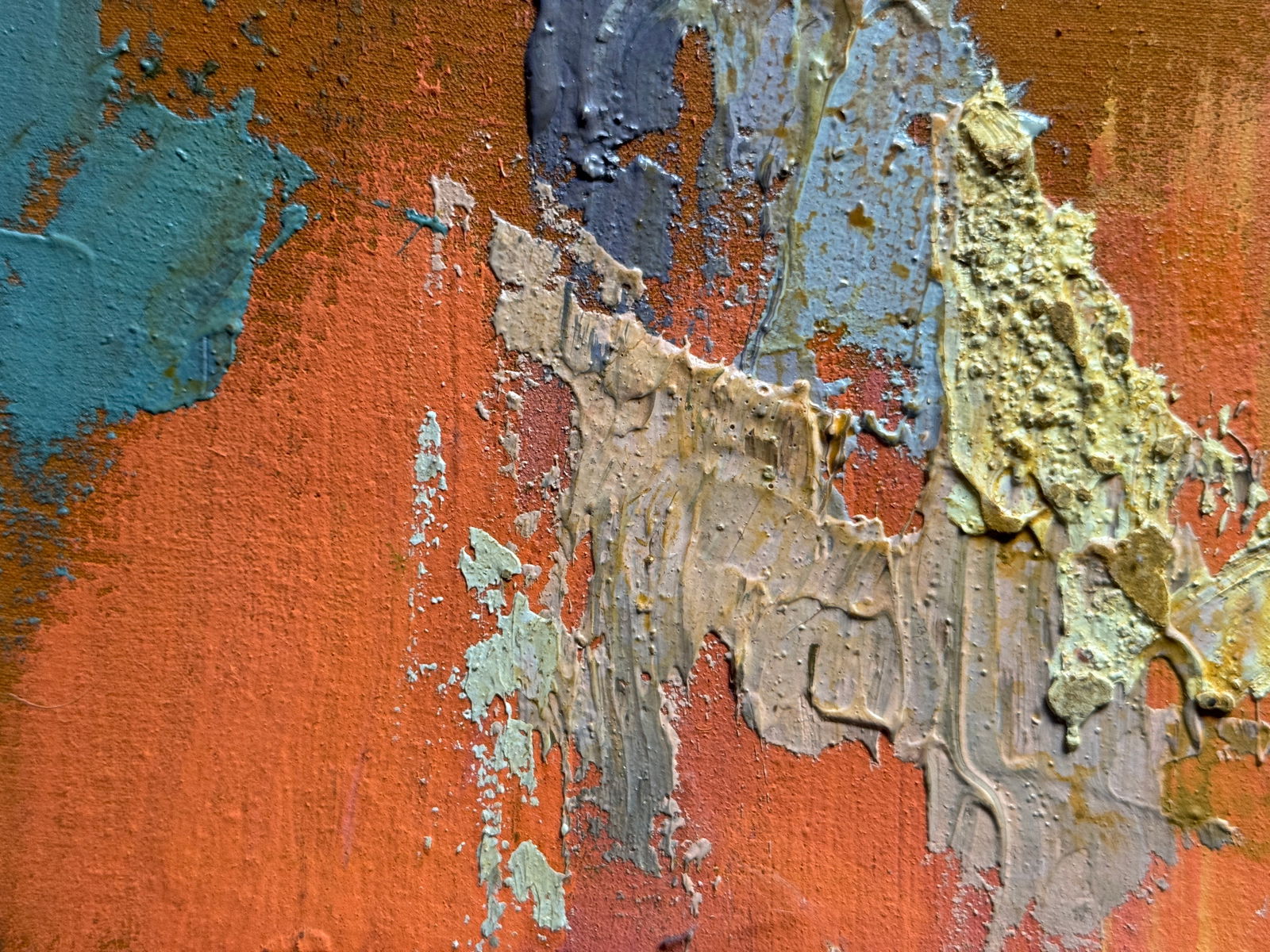 Abstract Oil painting with frame female portrait K. Leonid - 10