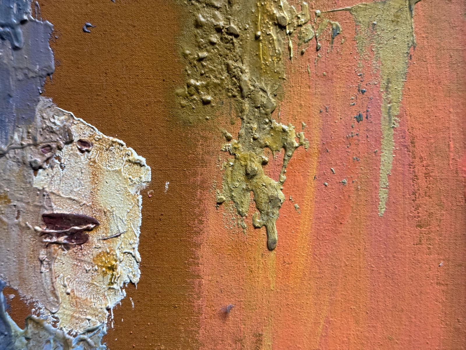 Abstract Oil painting with frame female portrait K. Leonid - 5