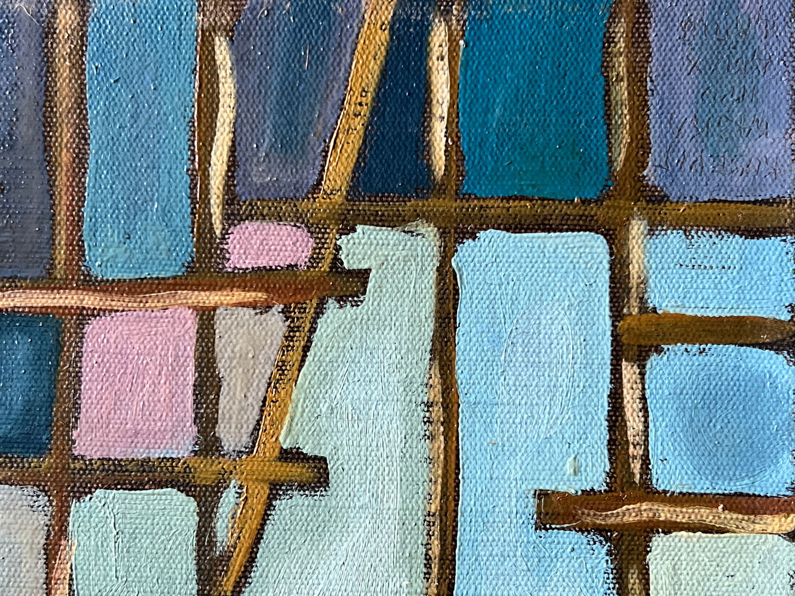 Oil painting with frame little angel K. Leonid - 5