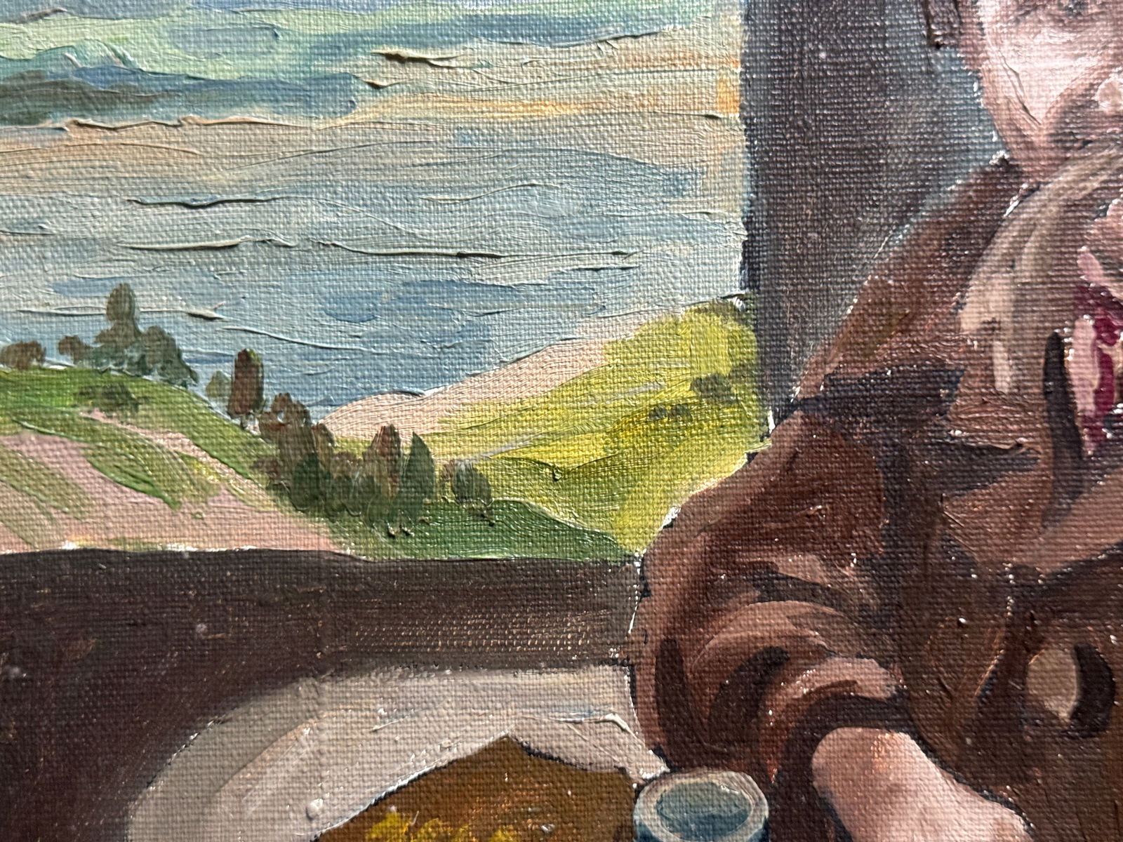 Oil painting with frame Taras Shevchenko K. Leonid - 3