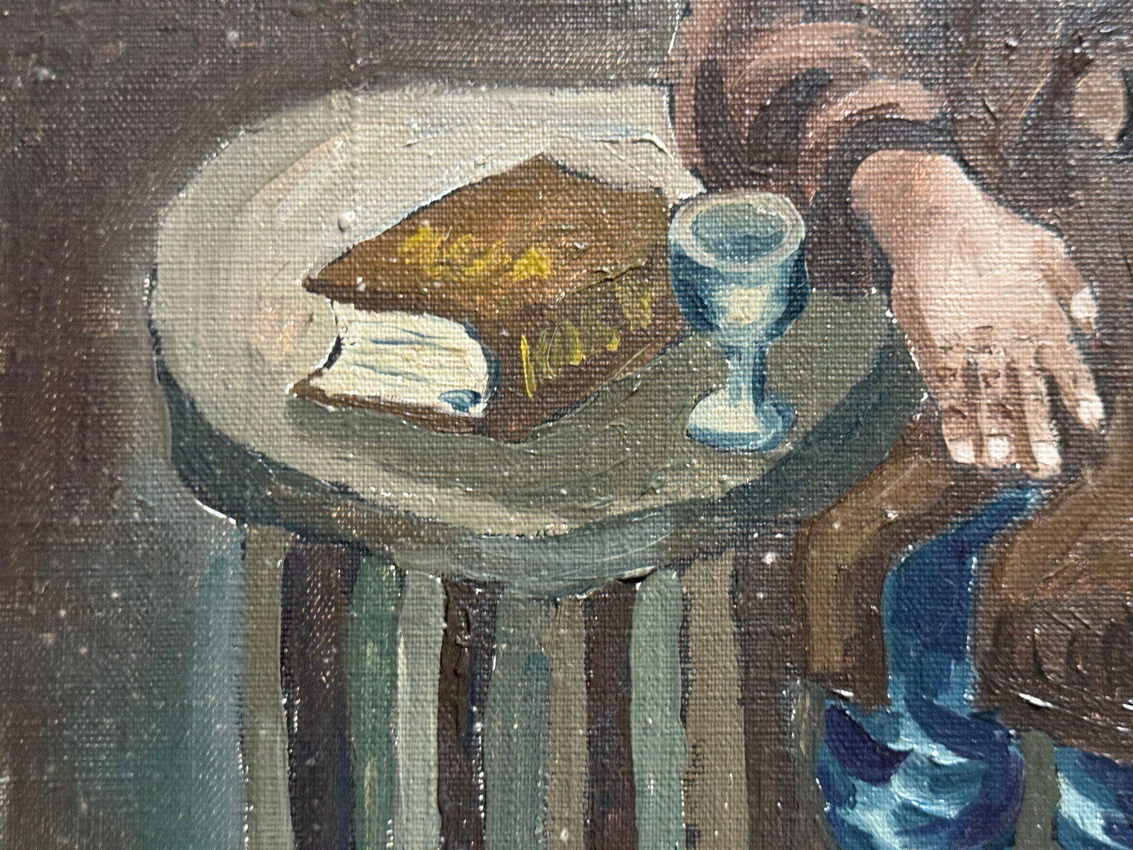 Oil painting with frame Taras Shevchenko K. Leonid - 4