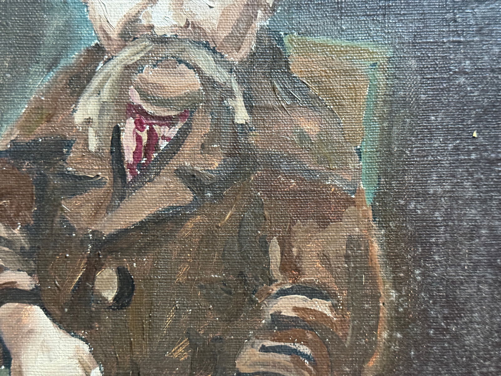 Oil painting with frame Taras Shevchenko K. Leonid - 8