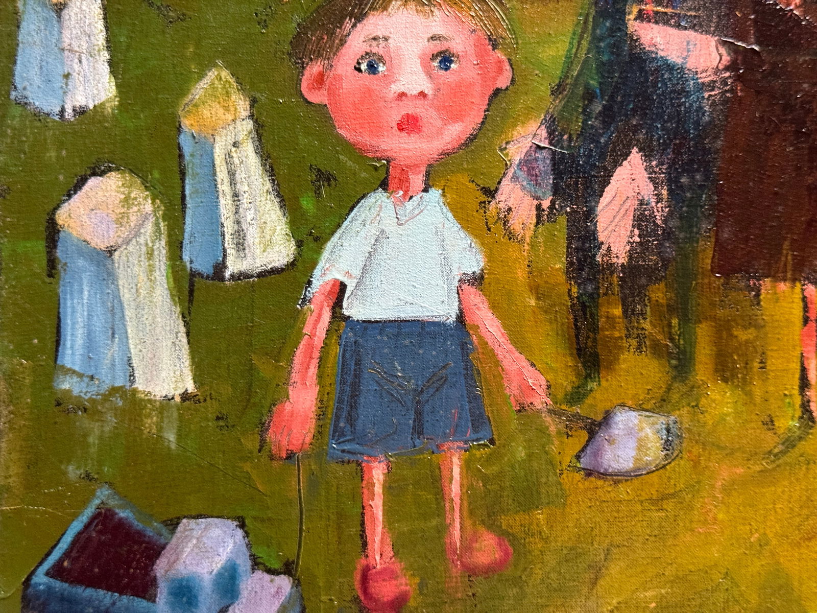 Oil painting with frame Road signs K. Leonid - 3