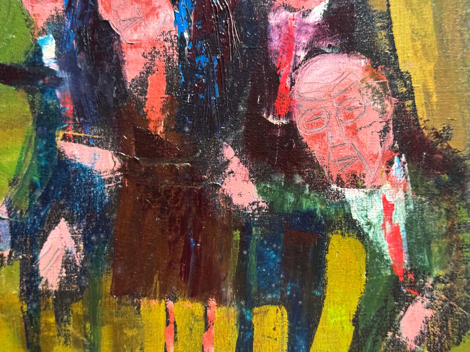 Oil painting with frame Road signs K. Leonid - 6