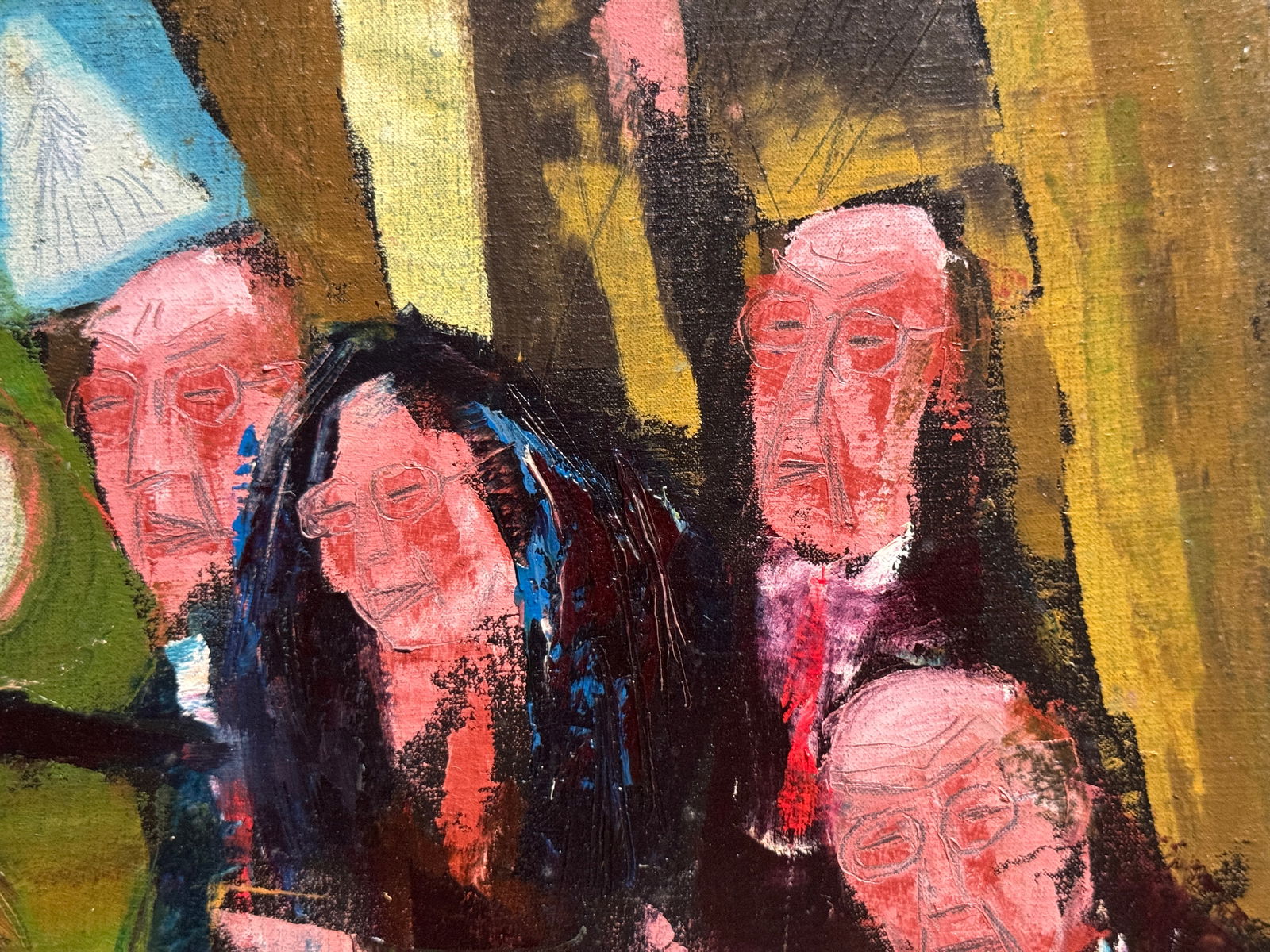 Oil painting with frame Road signs K. Leonid - 7