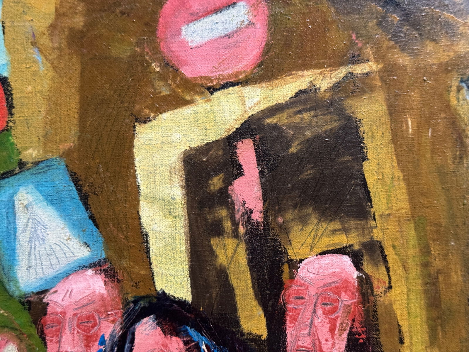 Oil painting with frame Road signs K. Leonid - 8