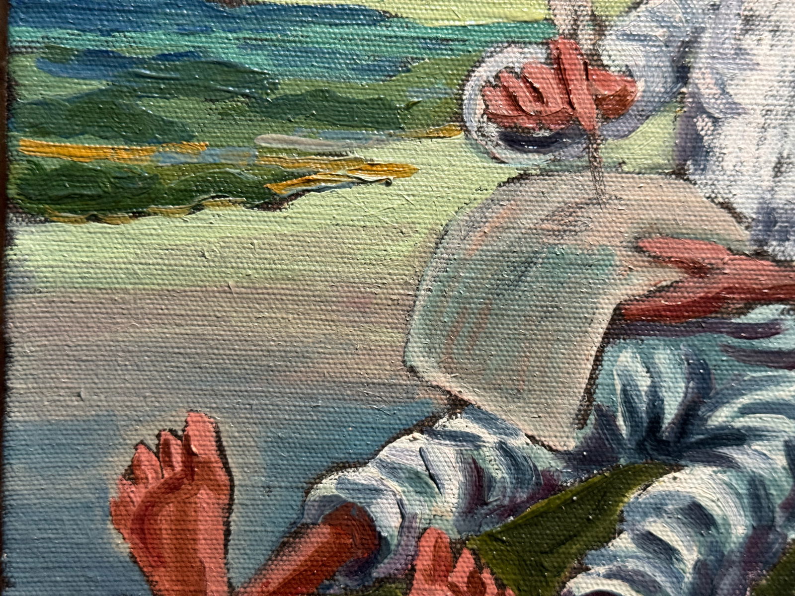 Oil painting with frame Hryhorii Skovoroda K. Leonid - 4