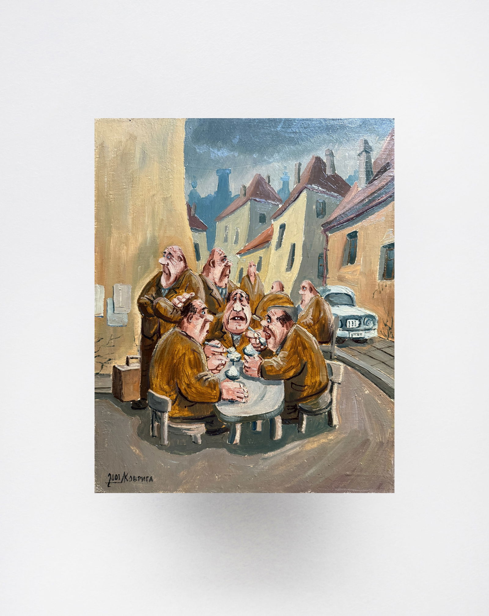 Oil painting with frame appointment K. Leonid - 11