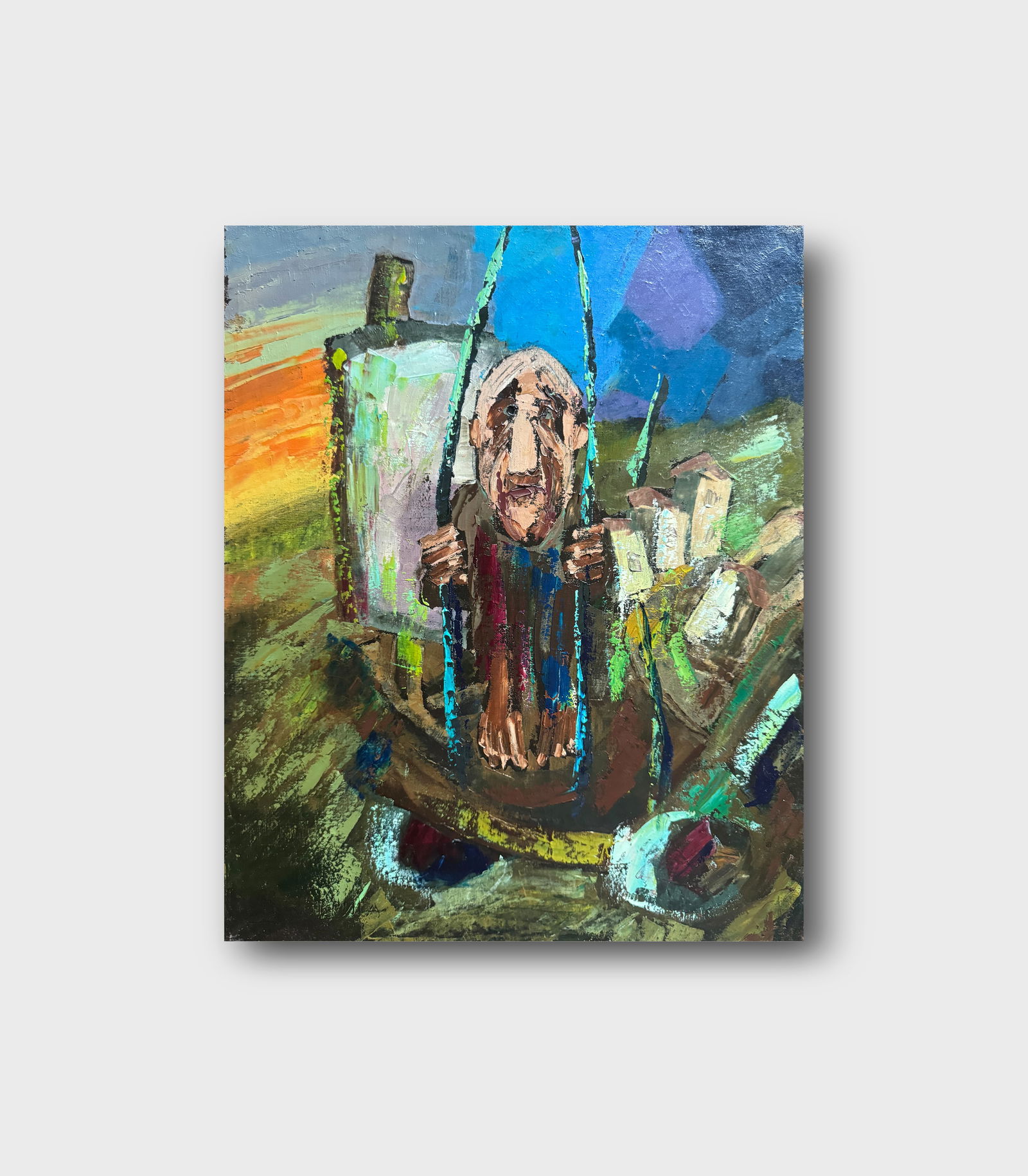 Oil painting with frame point of view K. Leonid - 11