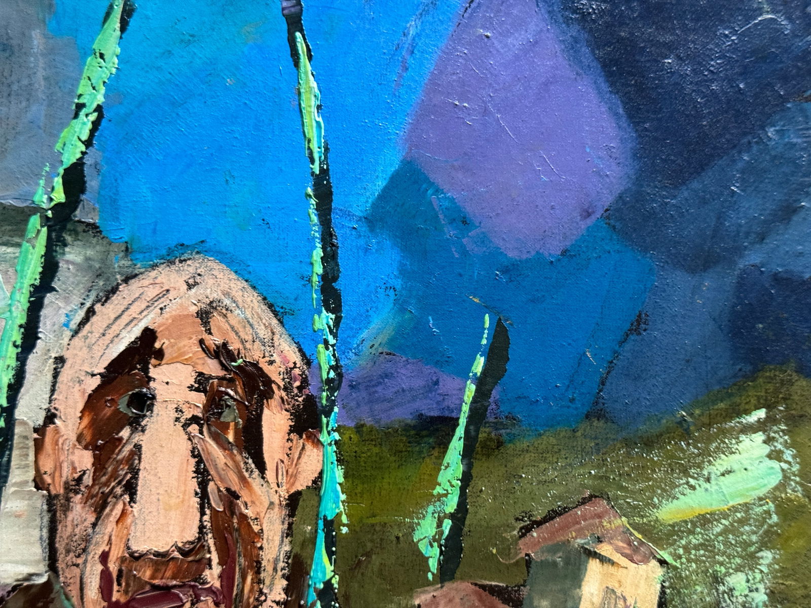 Oil painting with frame point of view K. Leonid - 3