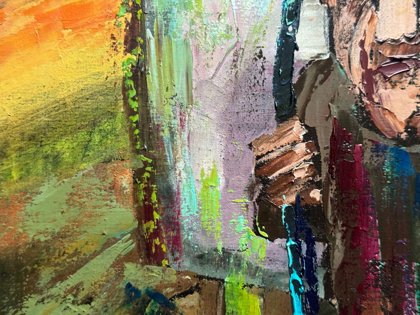 Oil painting with frame point of view K. Leonid - 5