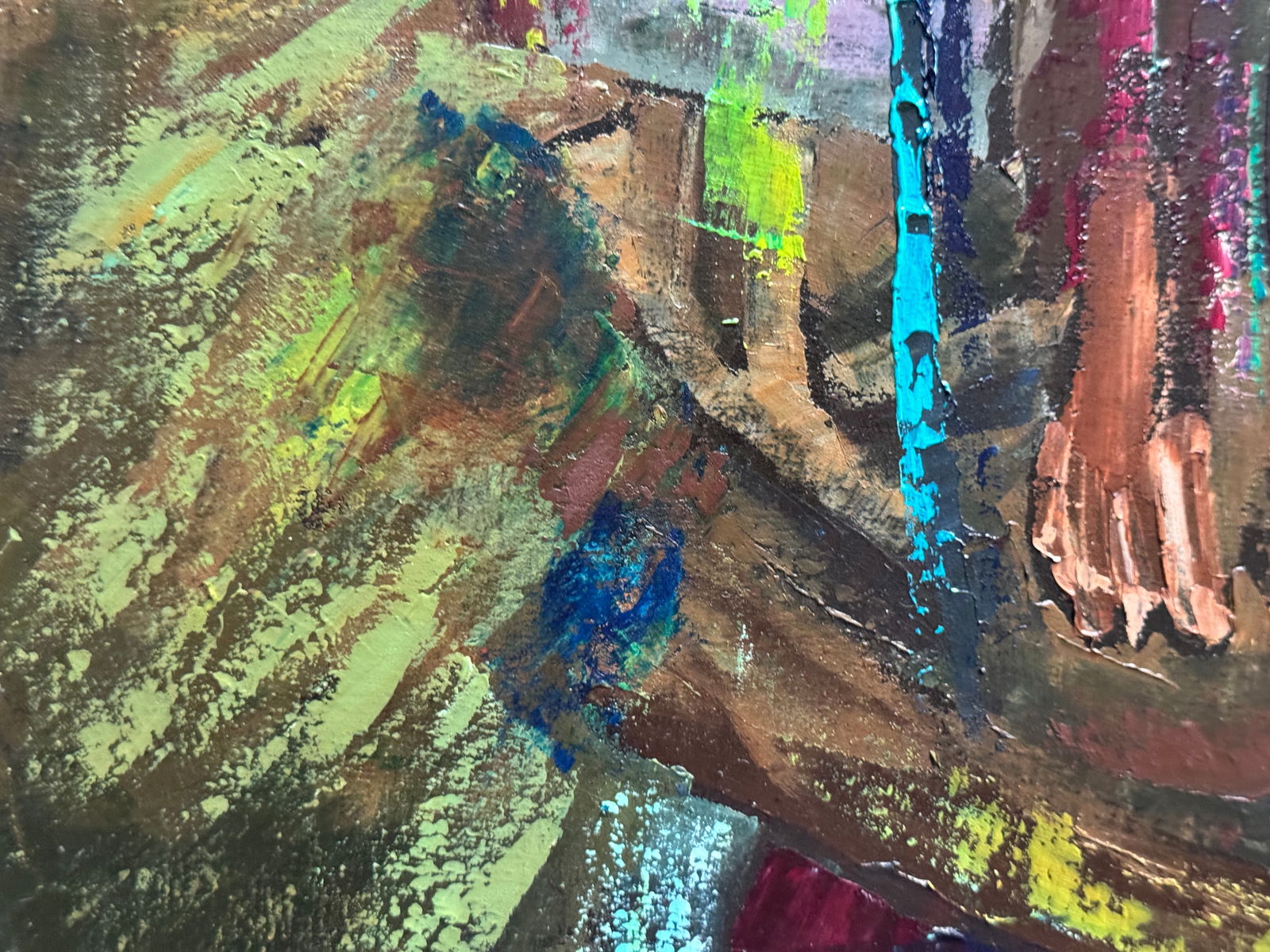 Oil painting with frame point of view K. Leonid - 6