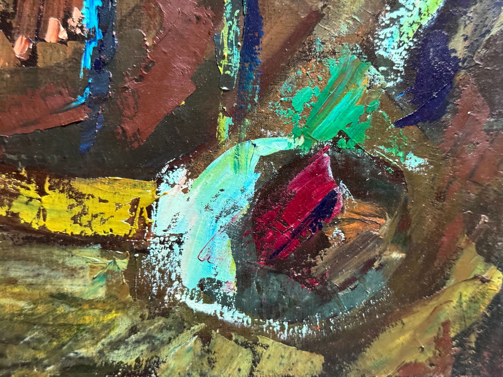 Oil painting with frame point of view K. Leonid - 8