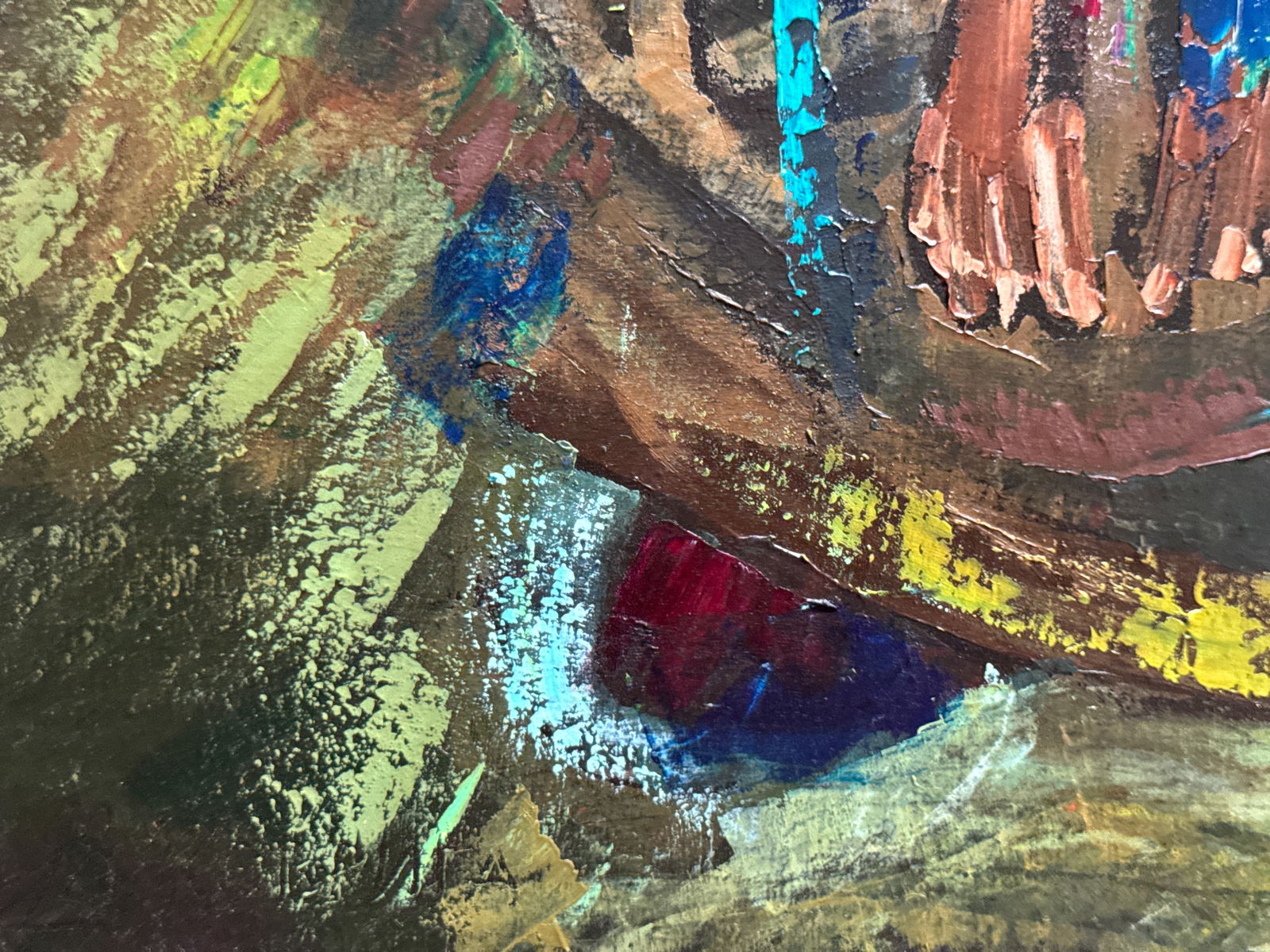 Oil painting with frame point of view K. Leonid - 9