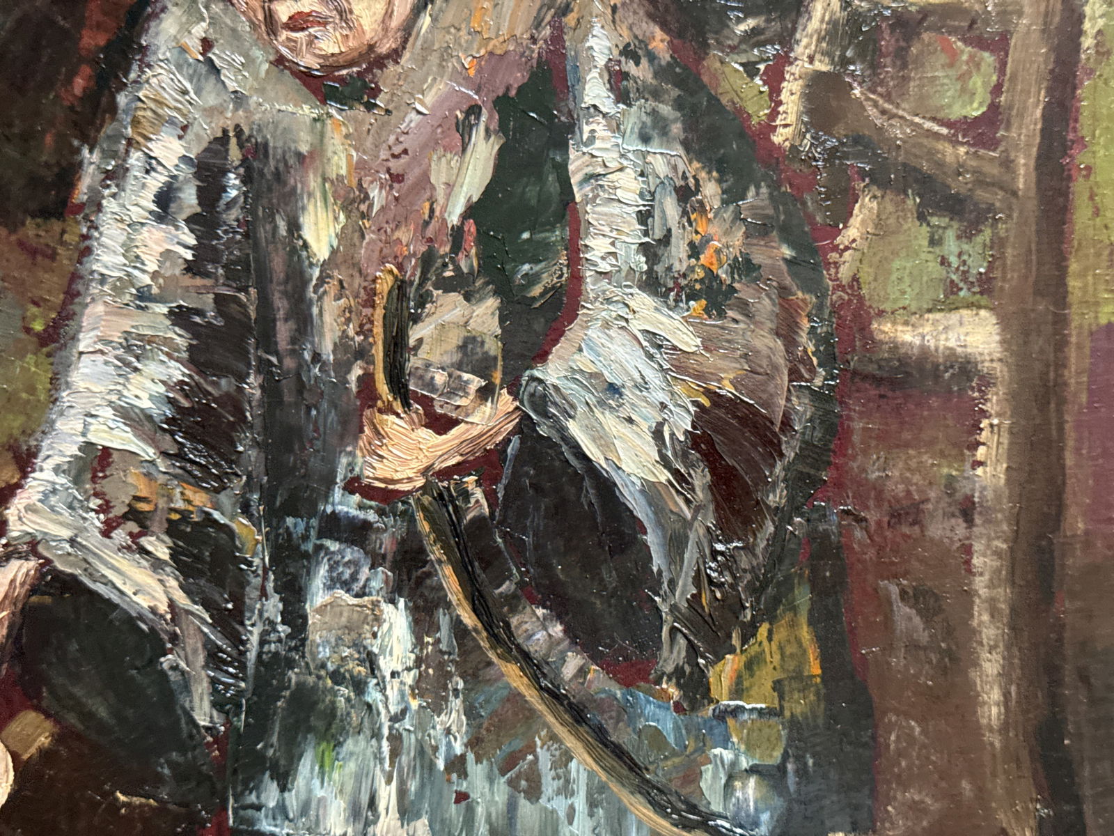 Oil painting with frame Apple K. Leonid - 4