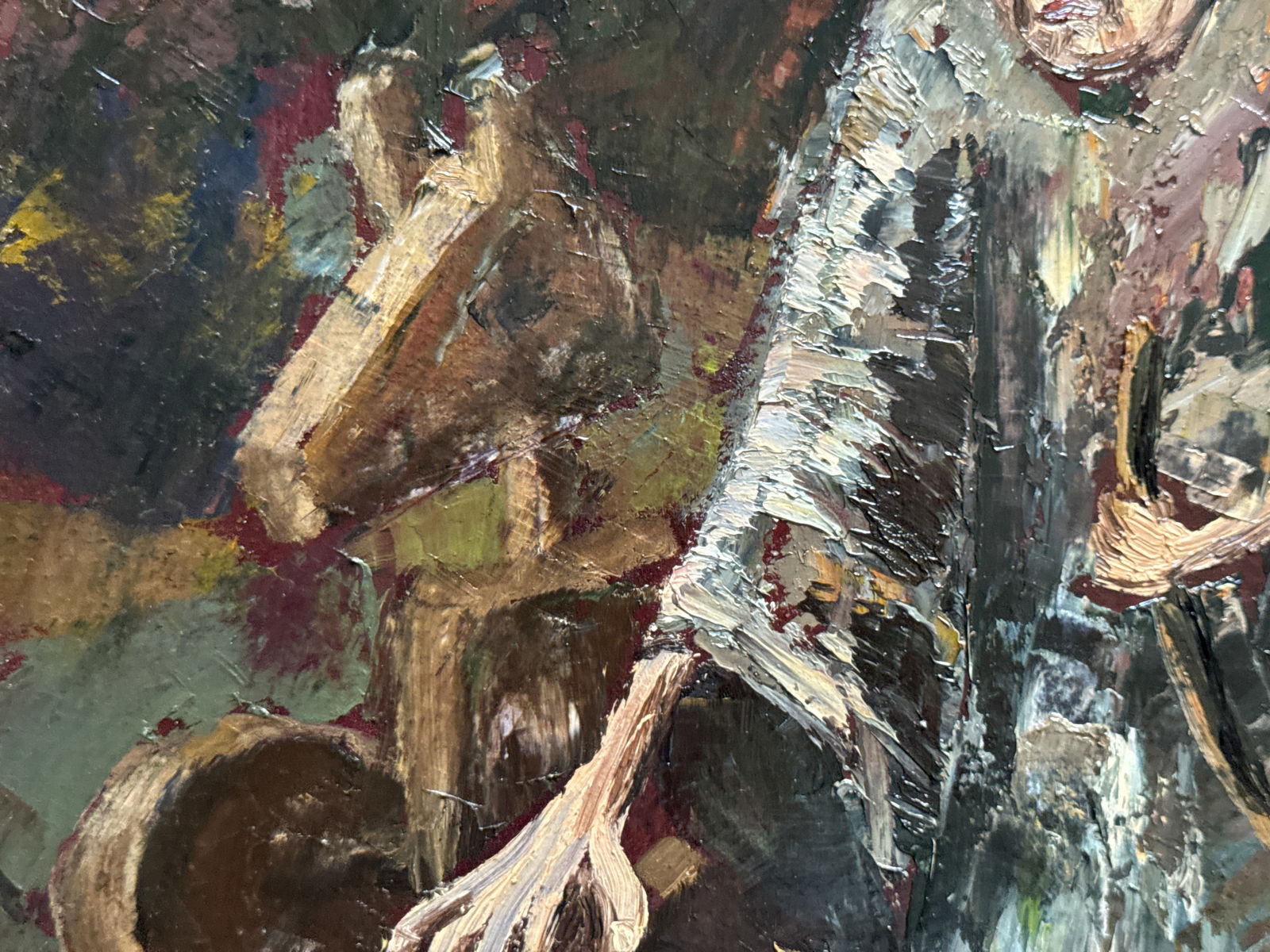 Oil painting with frame Apple K. Leonid - 5