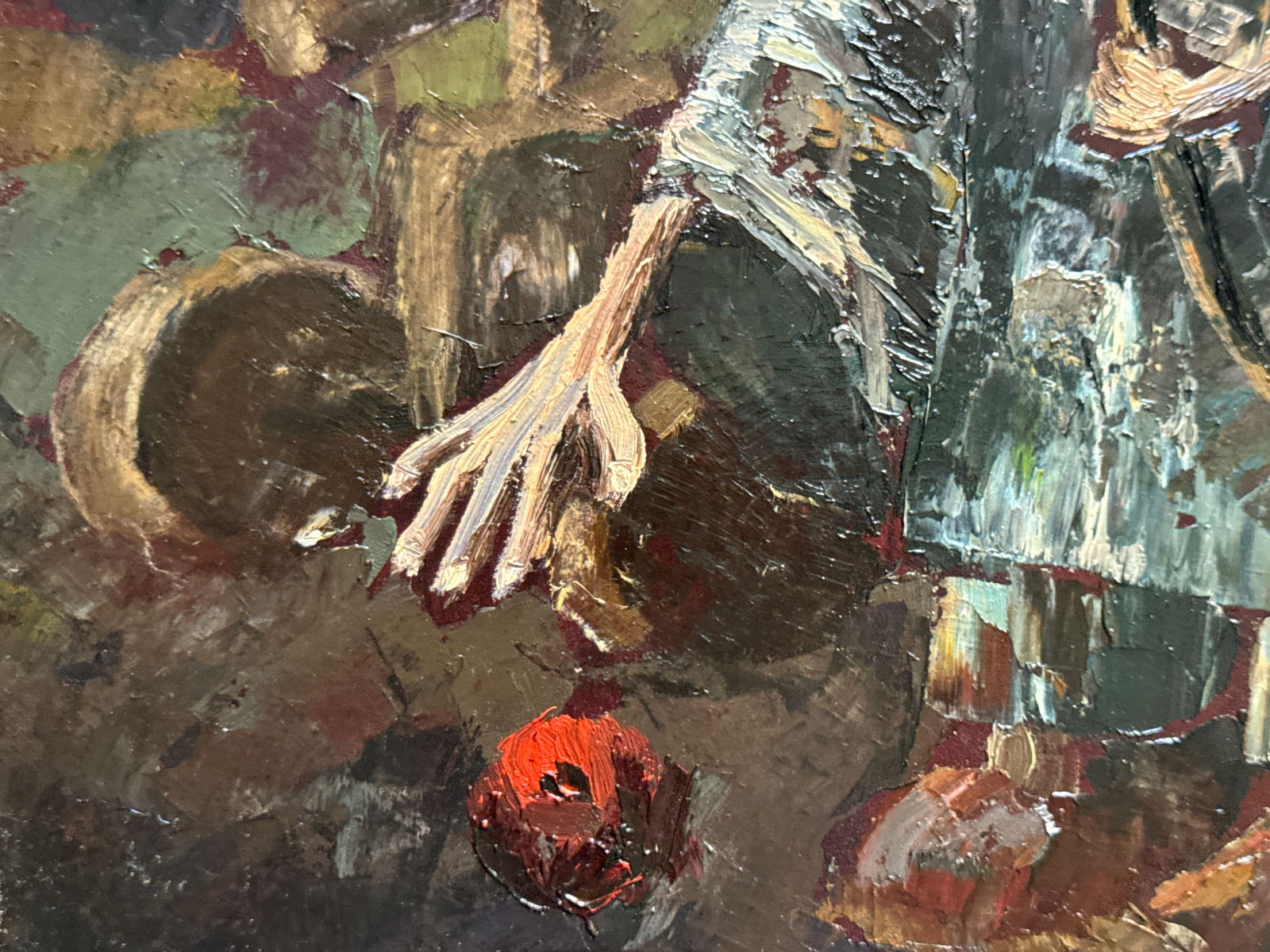 Oil painting with frame Apple K. Leonid - 6