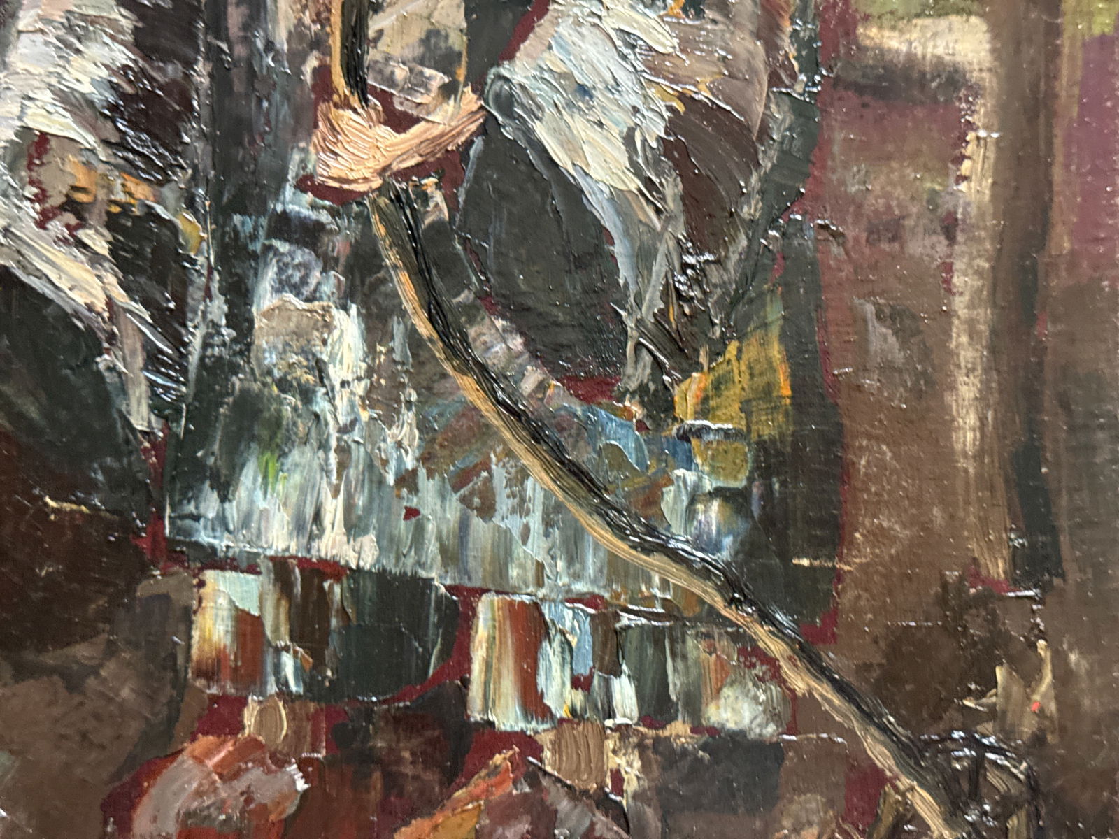 Oil painting with frame Apple K. Leonid - 7