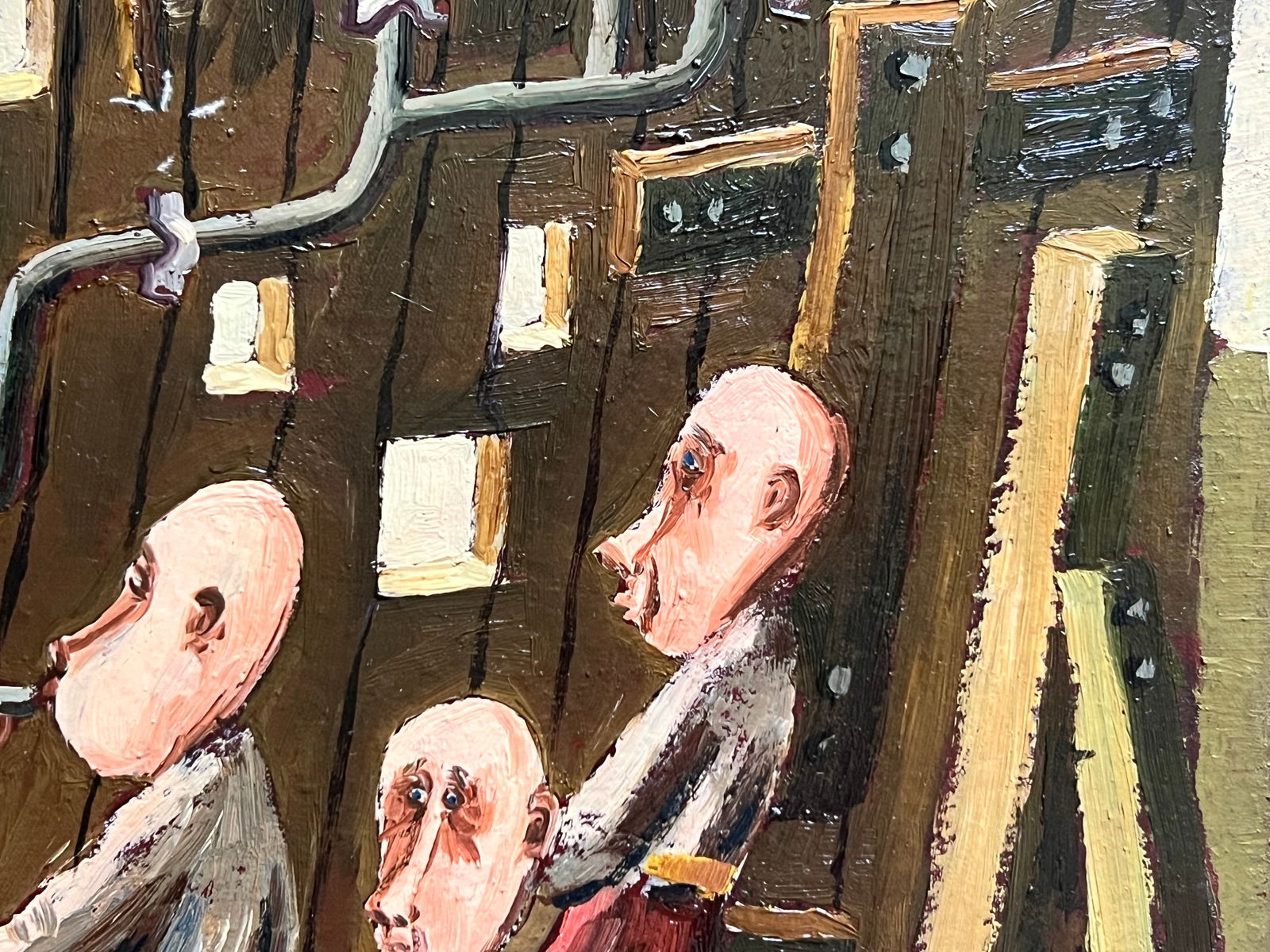 Oil painting with frame We are Europe K. Leonid - 10