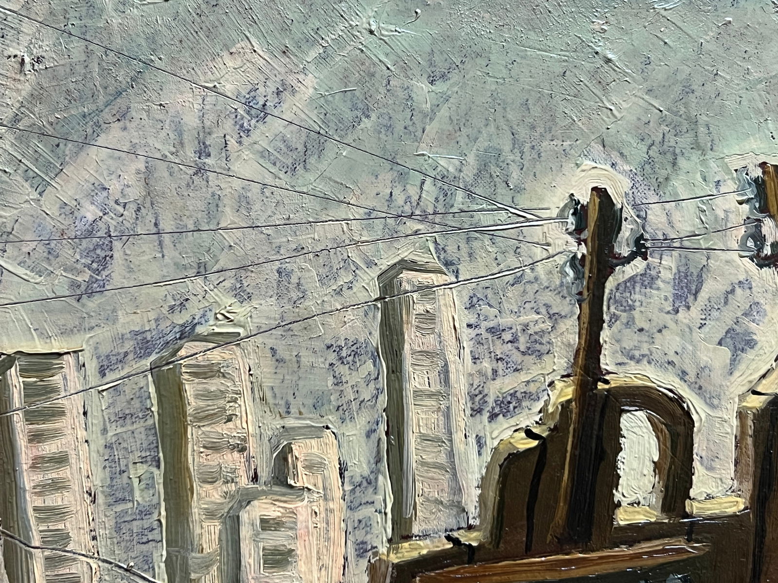 Oil painting with frame We are Europe K. Leonid - 3