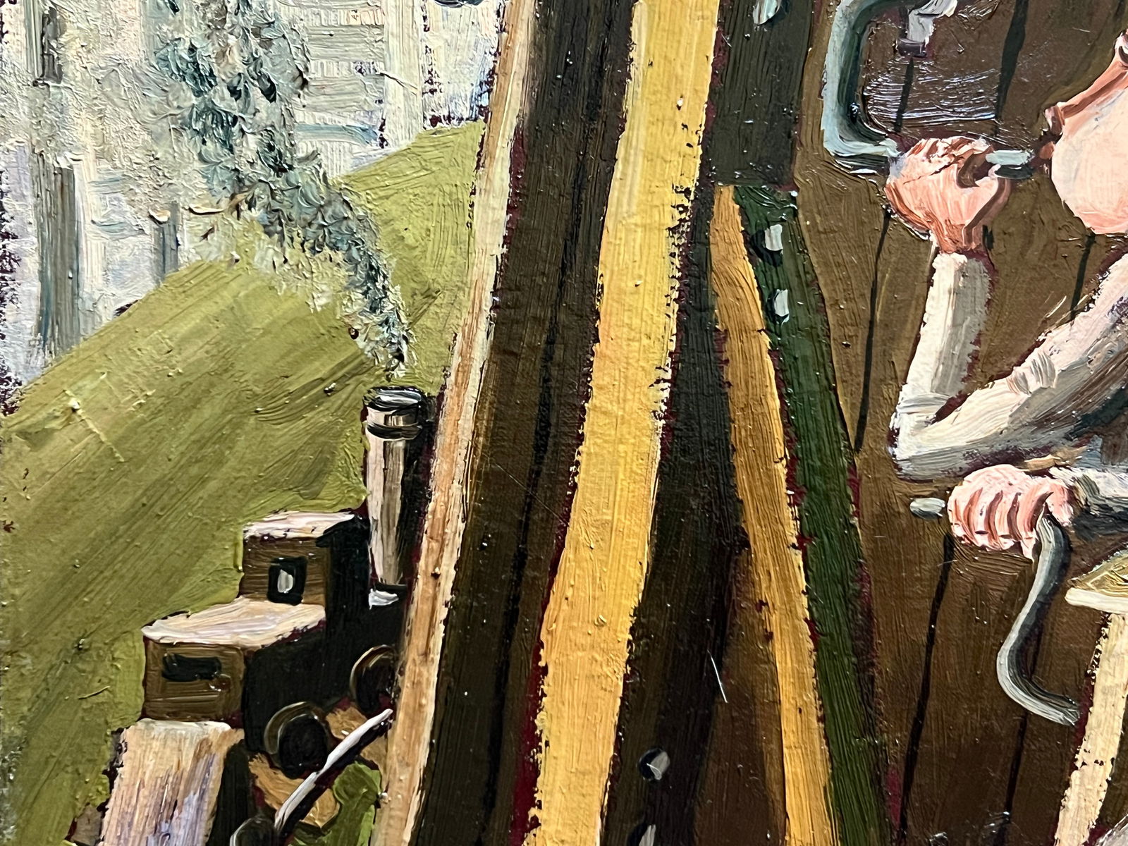 Oil painting with frame We are Europe K. Leonid - 5