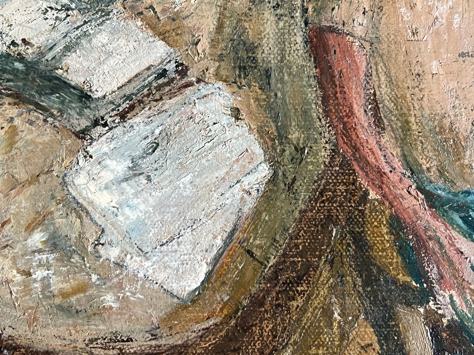 Oil painting with frame Self-portrait K. Leonid - 6