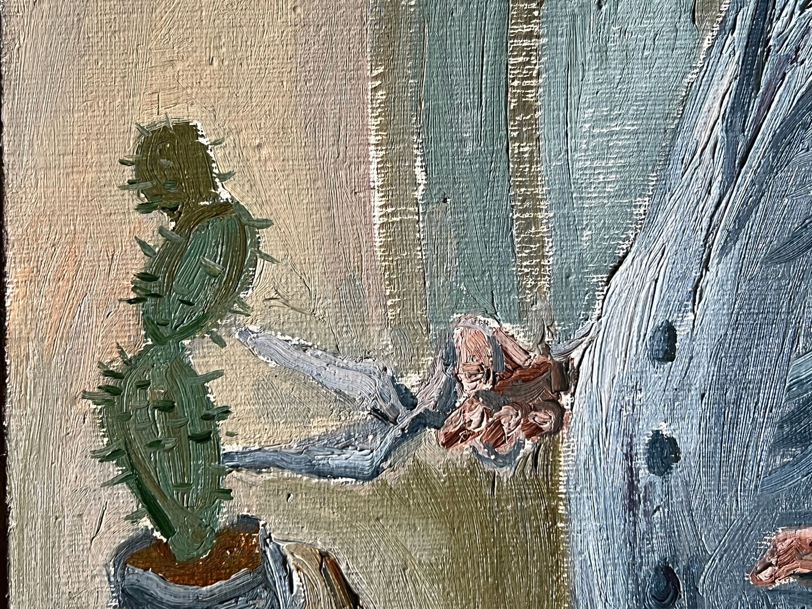 Oil painting with frame Hairdresser K. Leonid - 6