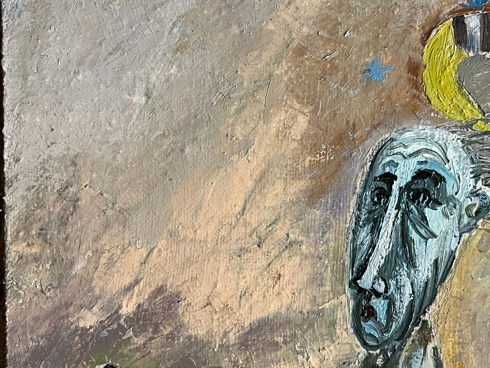 Oil painting with frame wind K. Leonid - 2