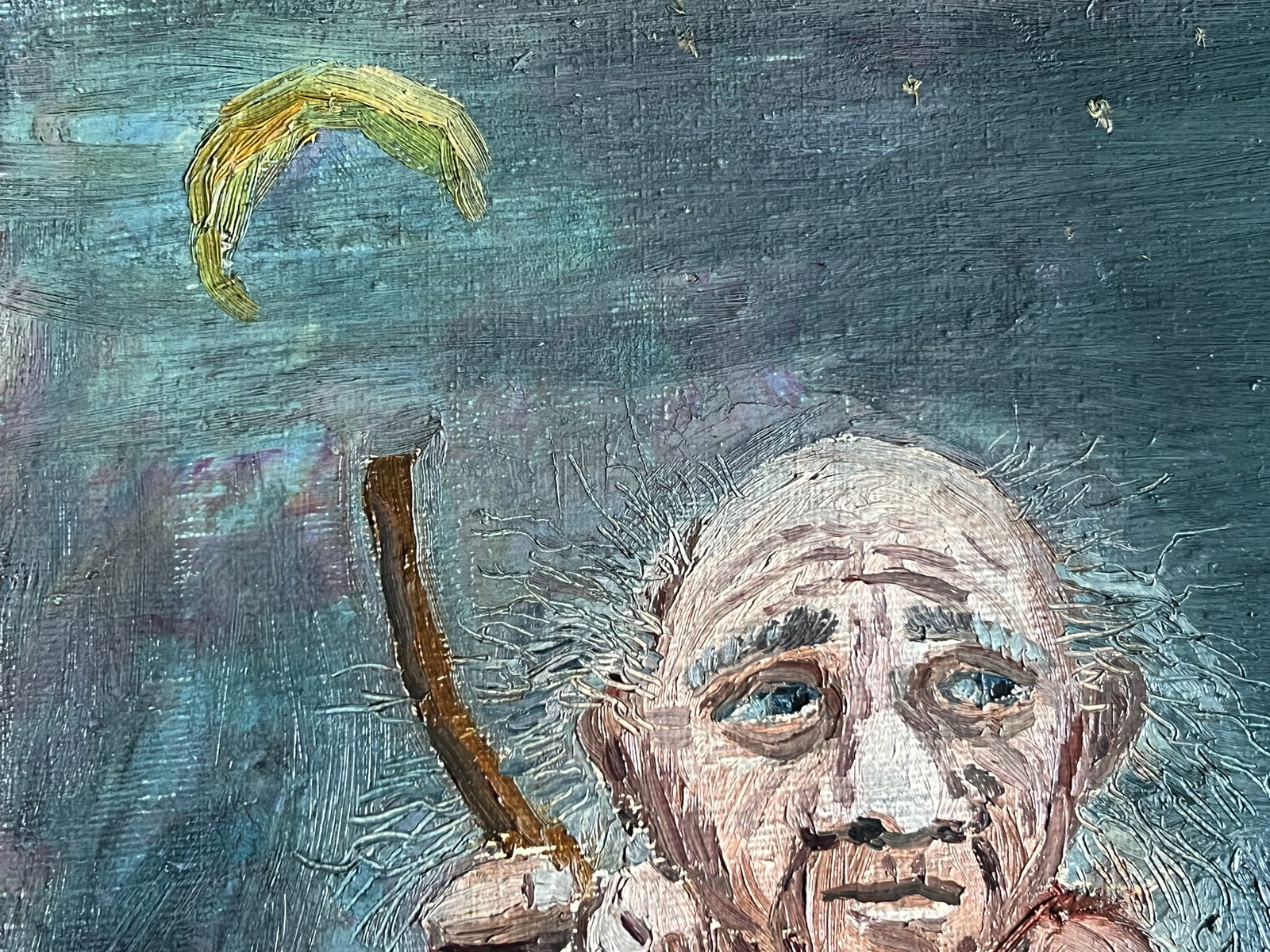 Oil painting with frame Charon K. Leonid - 2