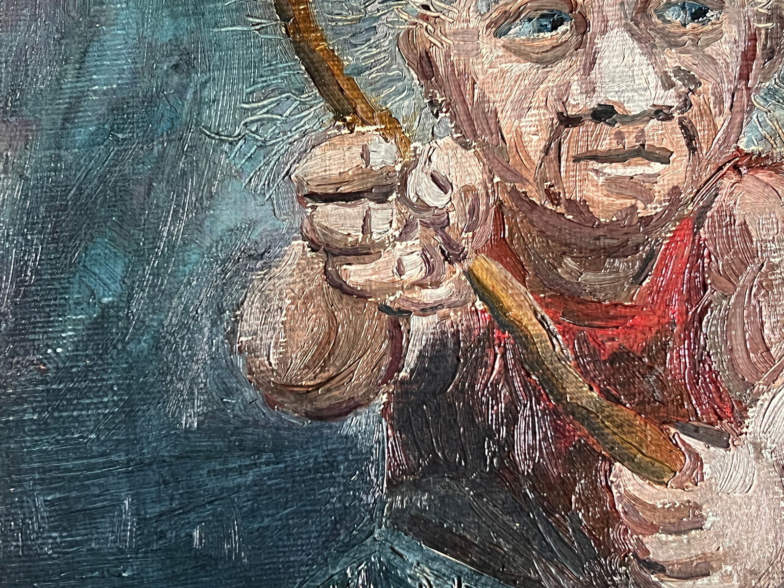 Oil painting with frame Charon K. Leonid - 5