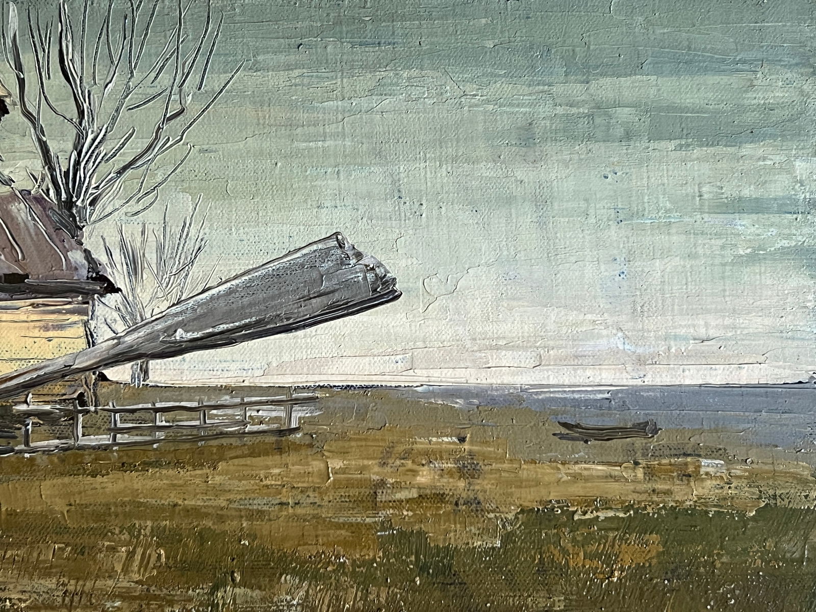 Oil painting with frame Charon K. Leonid - 3