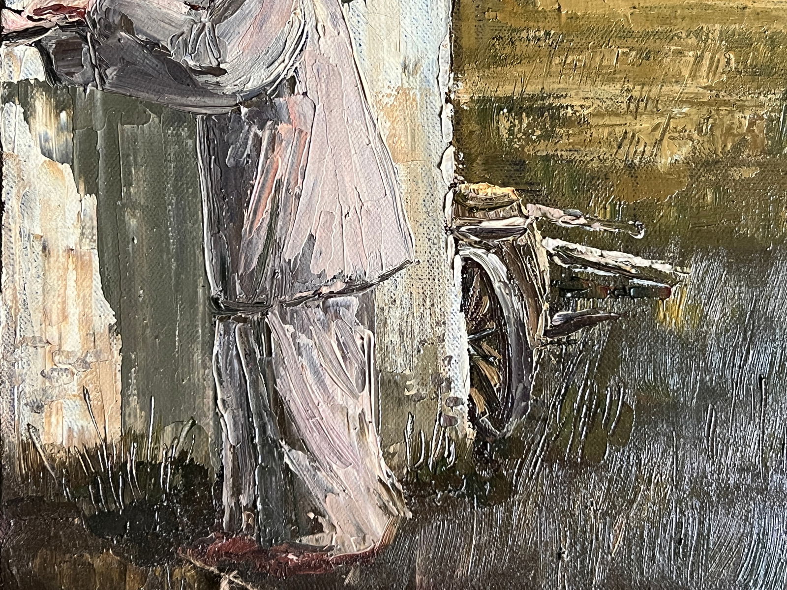 Oil painting with frame Charon K. Leonid - 5