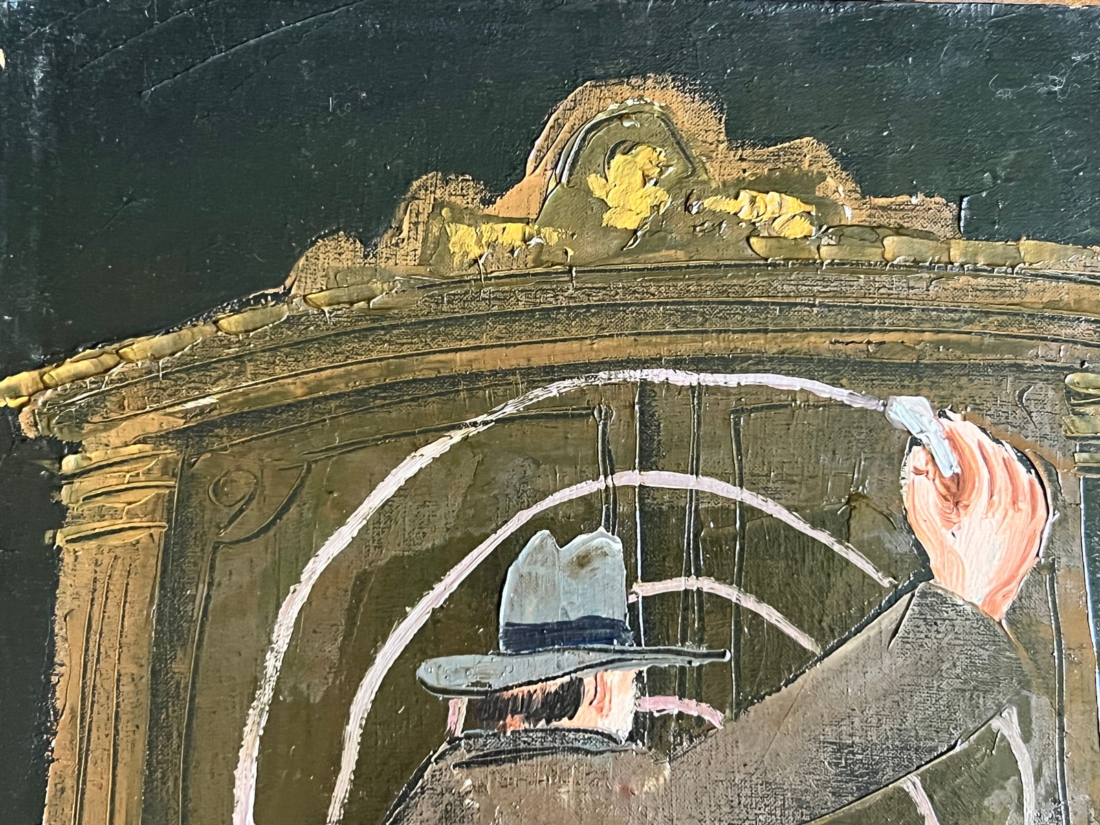 Oil painting with frame Erato K. Leonid - 3