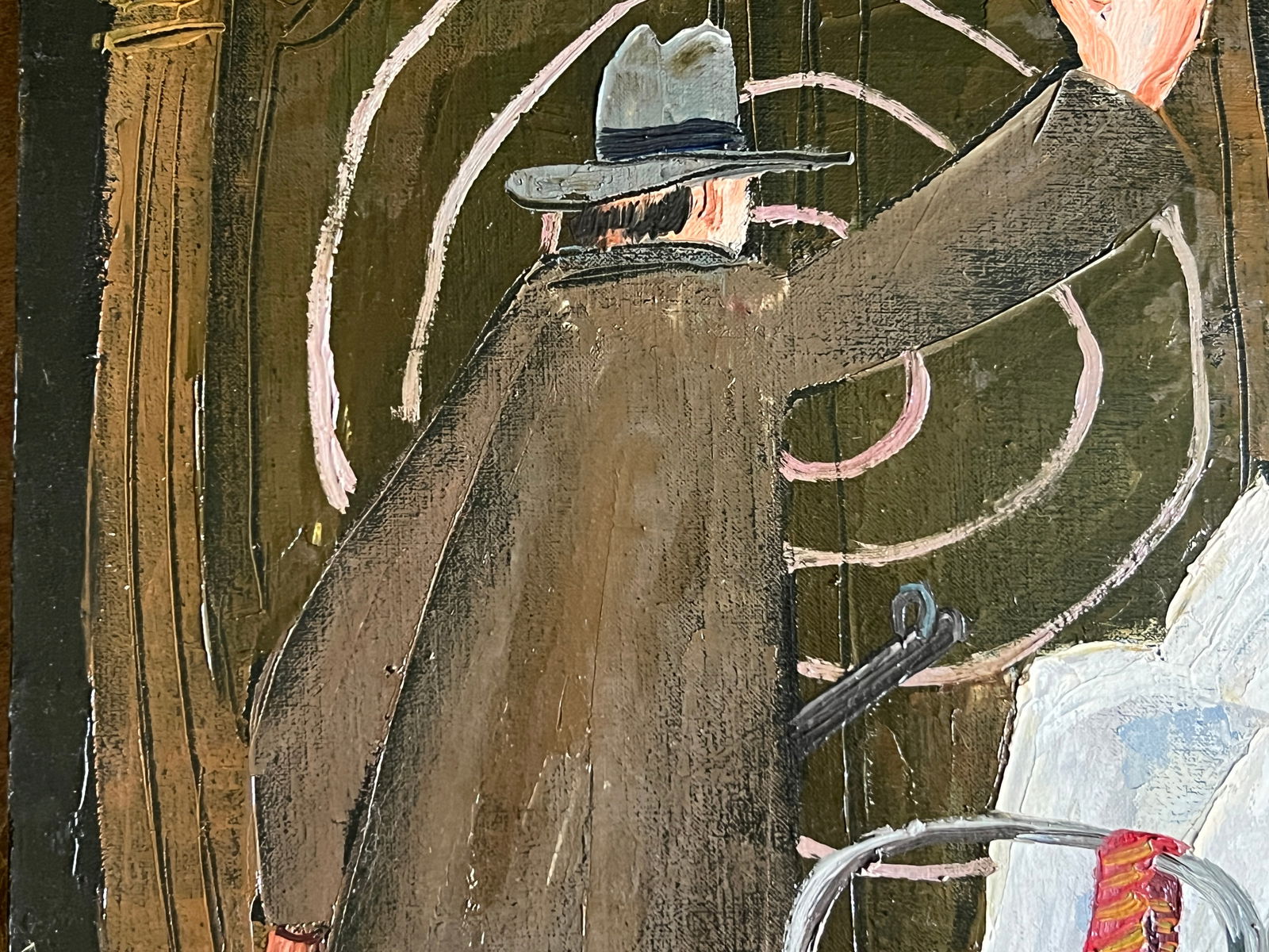 Oil painting with frame Erato K. Leonid - 6