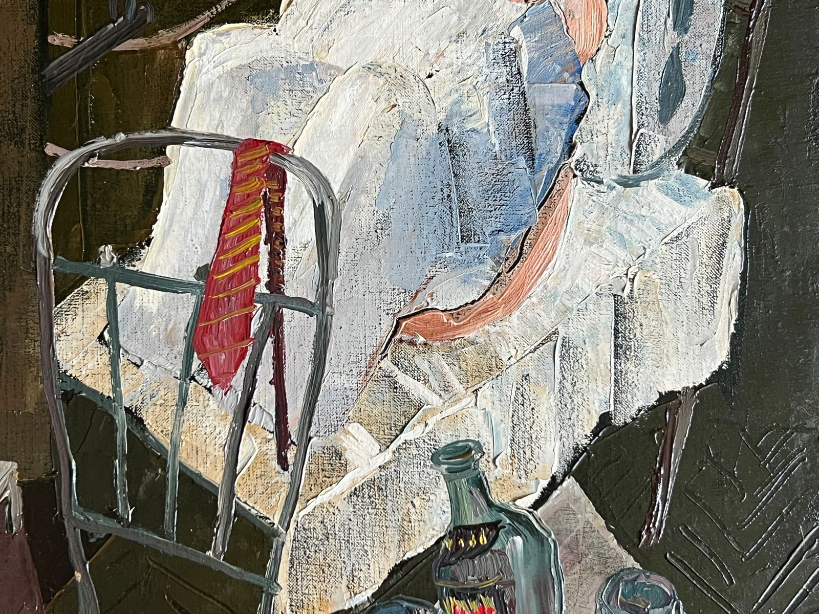 Oil painting with frame Erato K. Leonid - 8