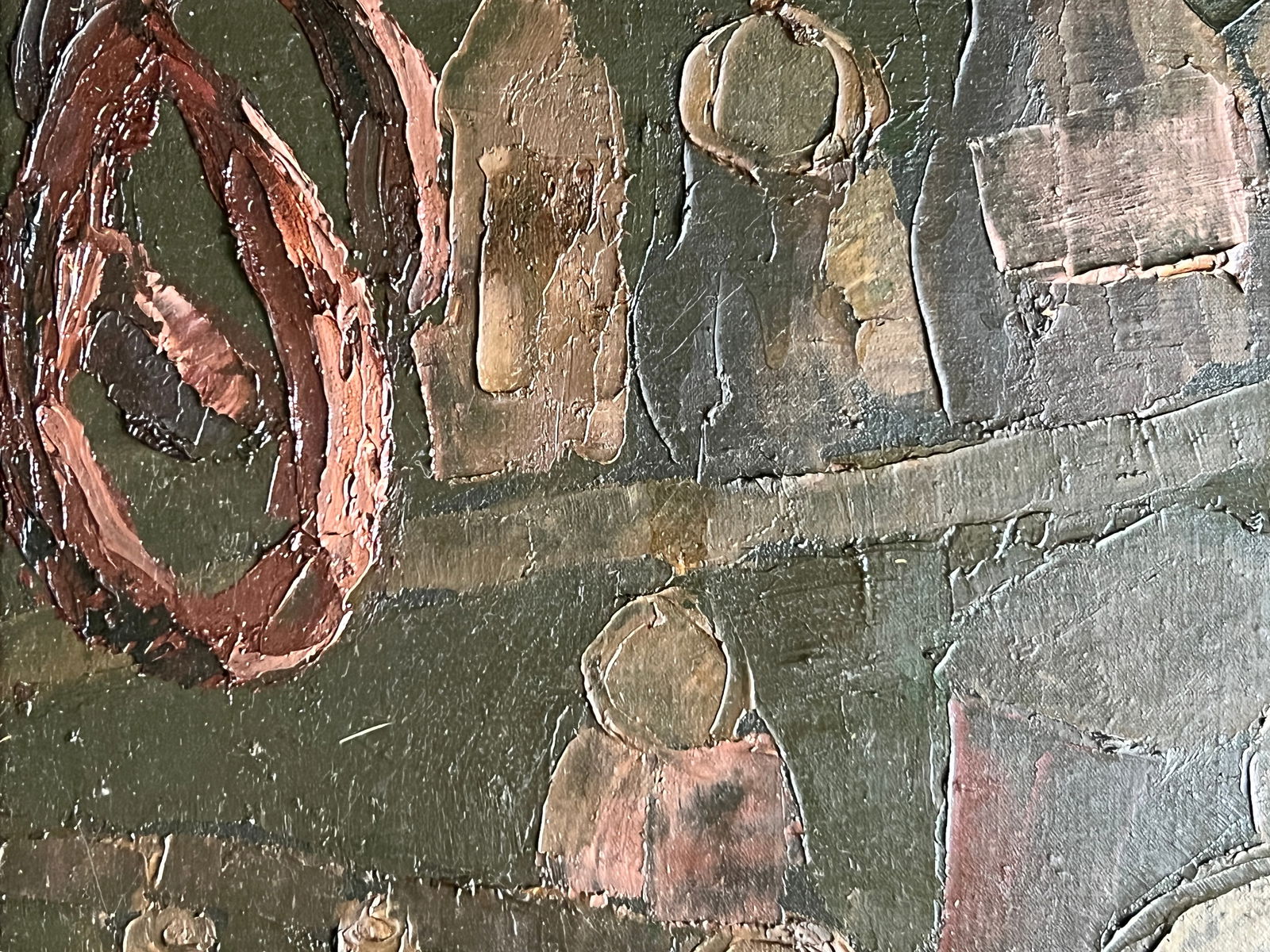 Oil painting with frame Rat K. Leonid - 2