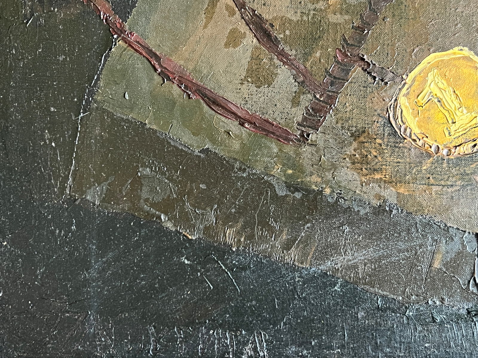 Oil painting with frame Rat K. Leonid - 5