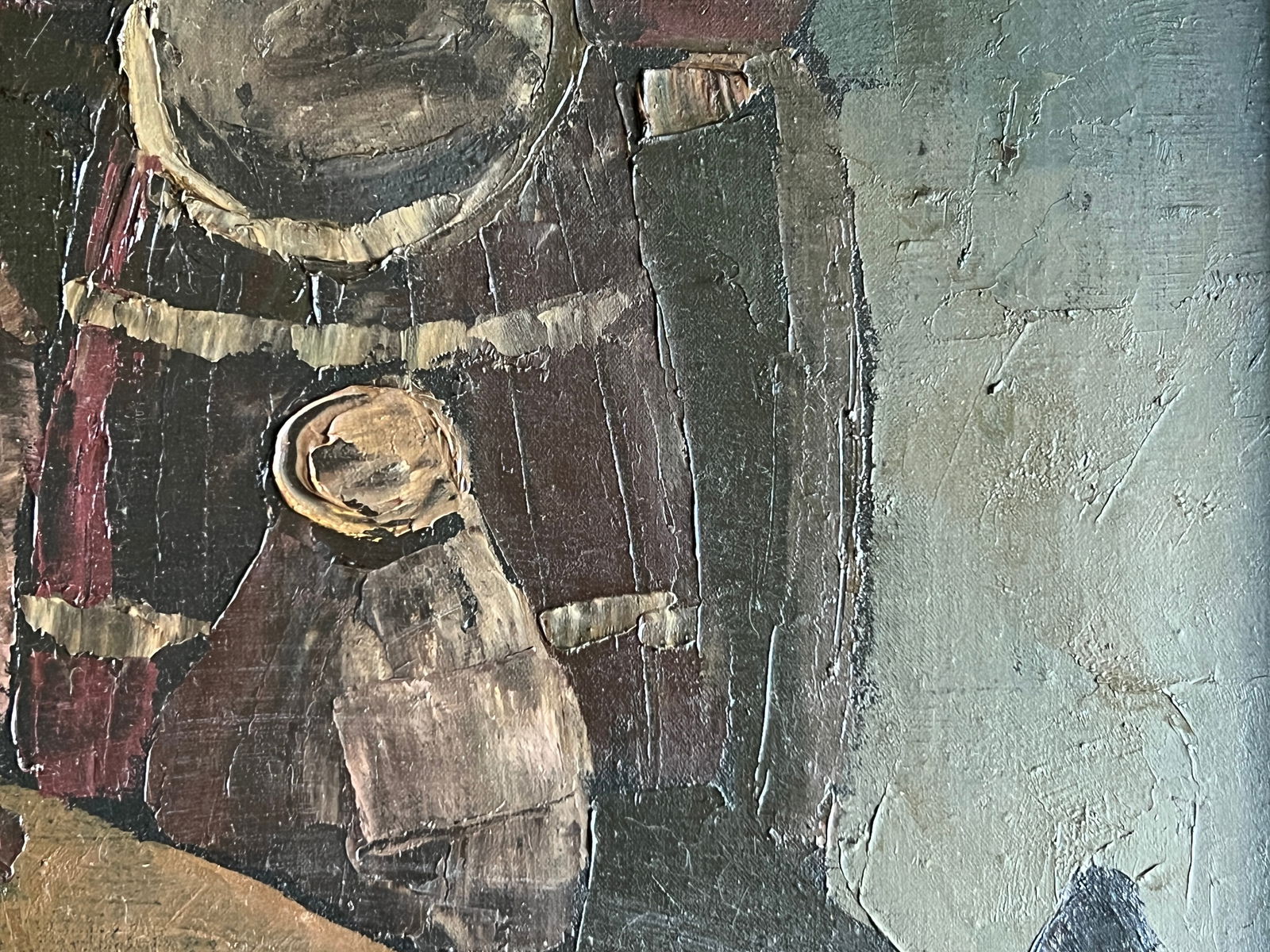 Oil painting with frame Rat K. Leonid - 7